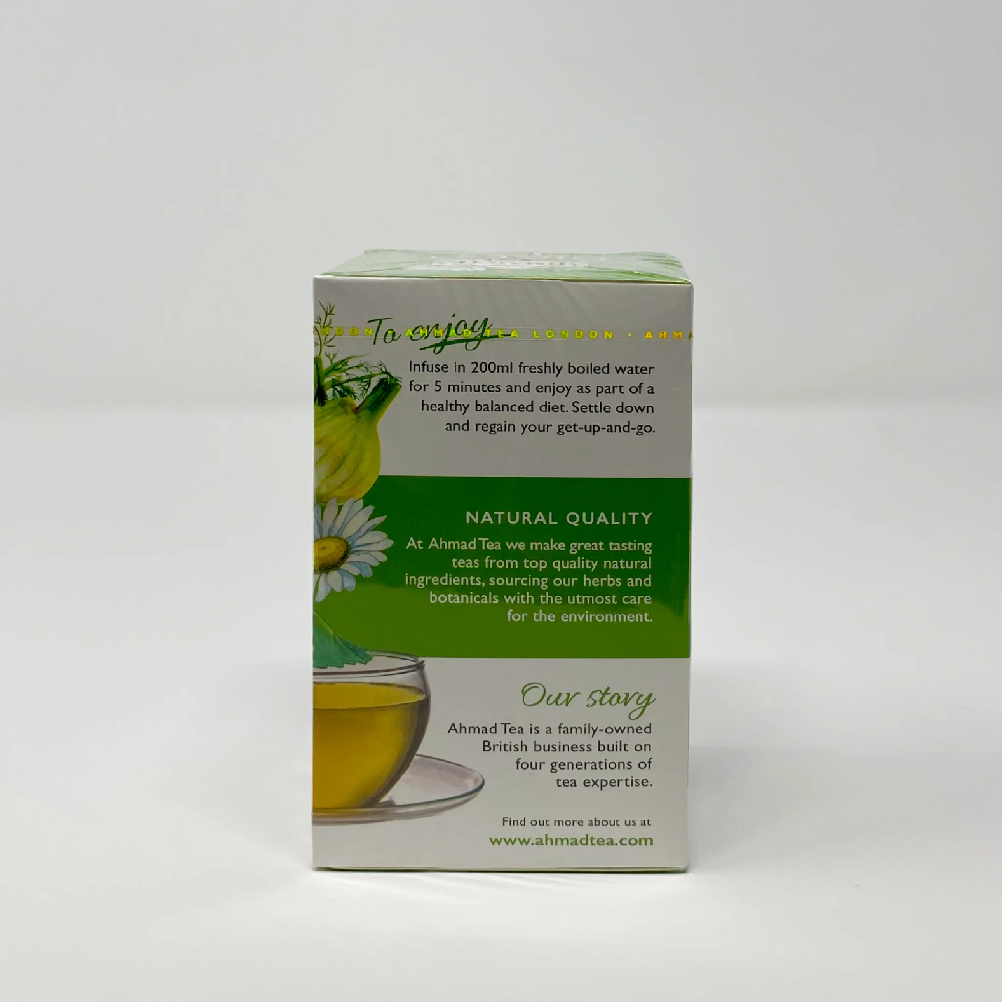 Ahmad green Tea Digest sweet mint & fennel 20 bags - Image 2