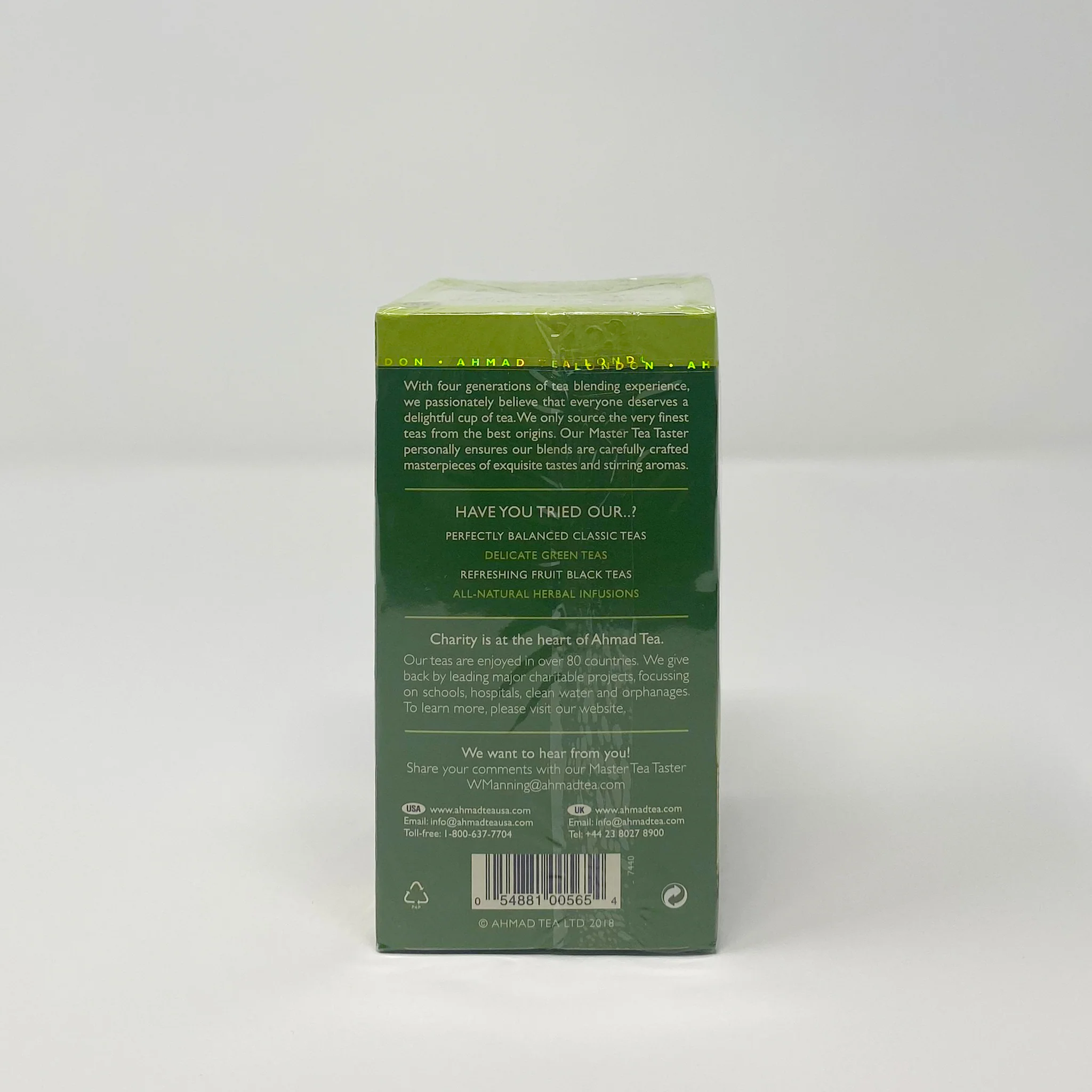 Ahmad Jasmine Romance green tea 20 bags - Image 2