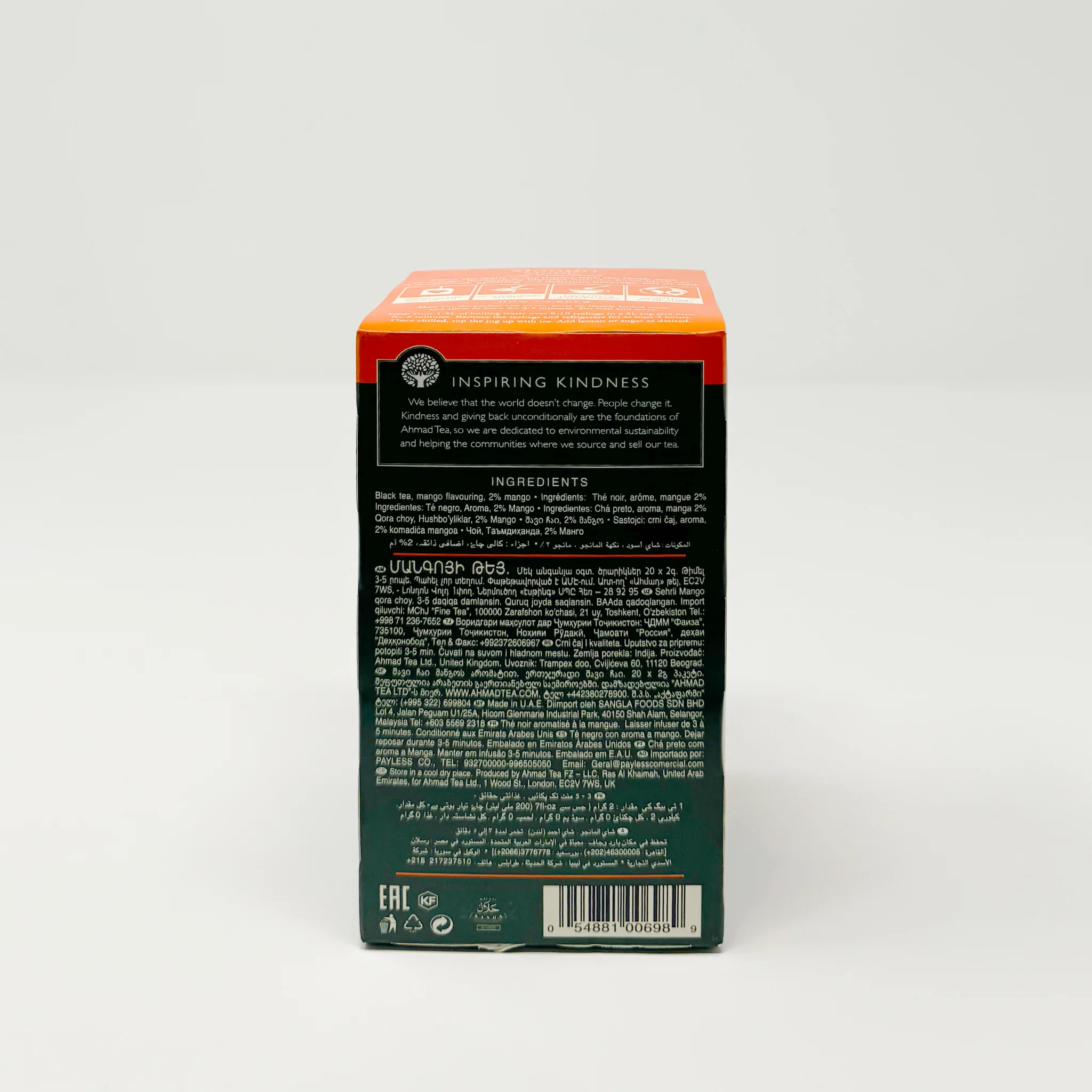 Ahmad Mango Magic Tea 20 bags - Image 2