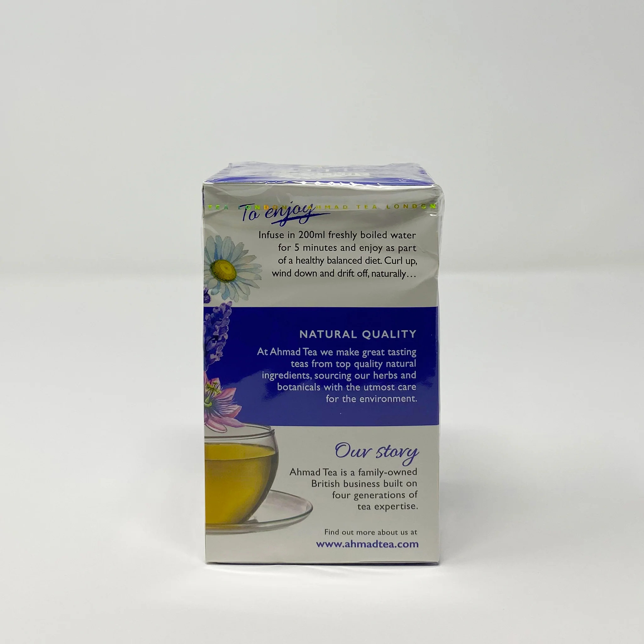 Ahmad Sleep Camomile, honey, Lavender green tea 20 bags - Image 2