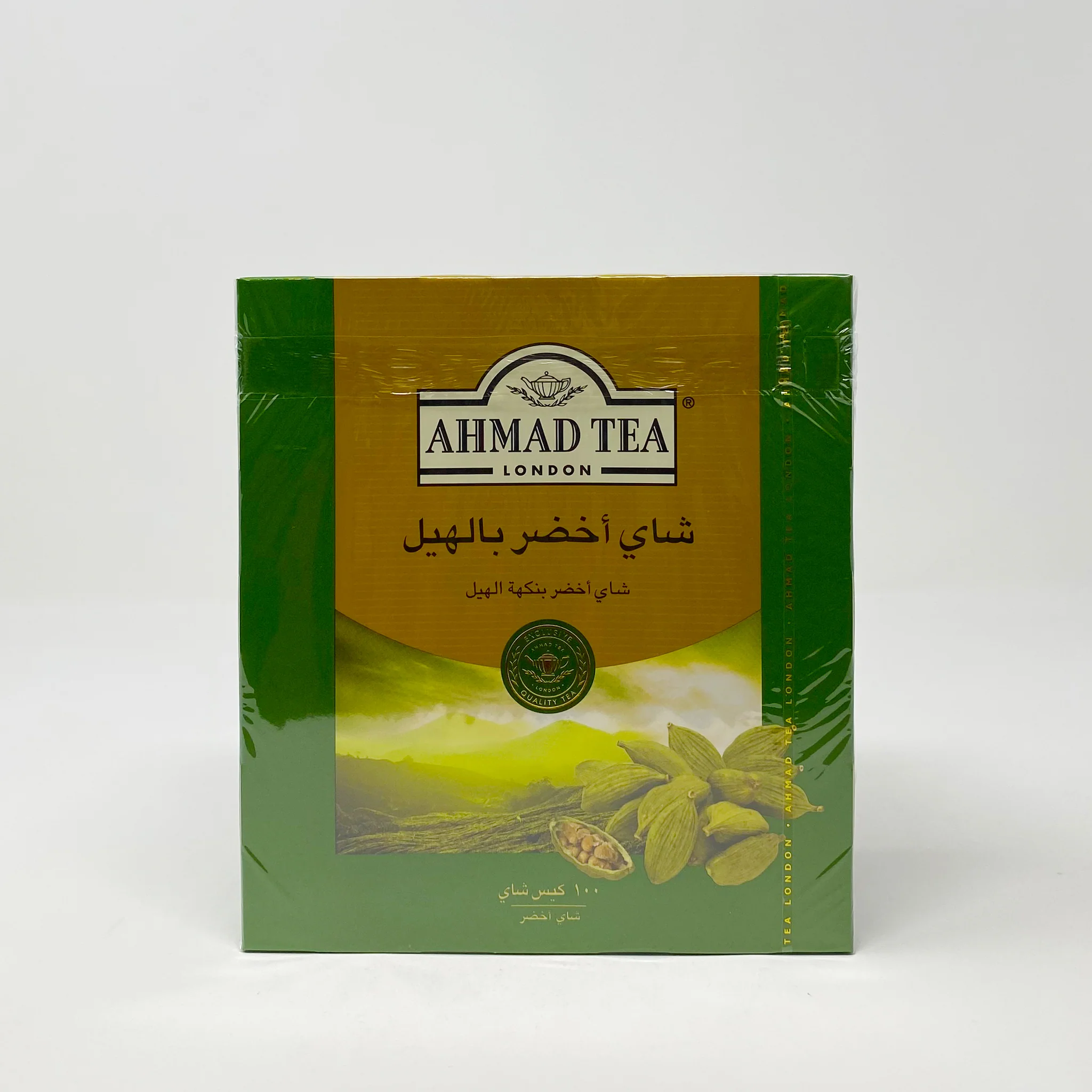 Ahmad Green Tea W/Cardamom 100 bags - Image 2