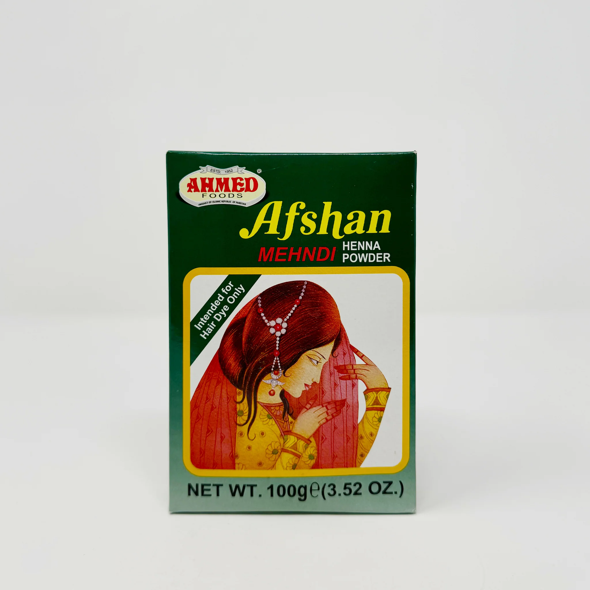 Ahmed Afshan Henna Mehandi Powder 3.52oz