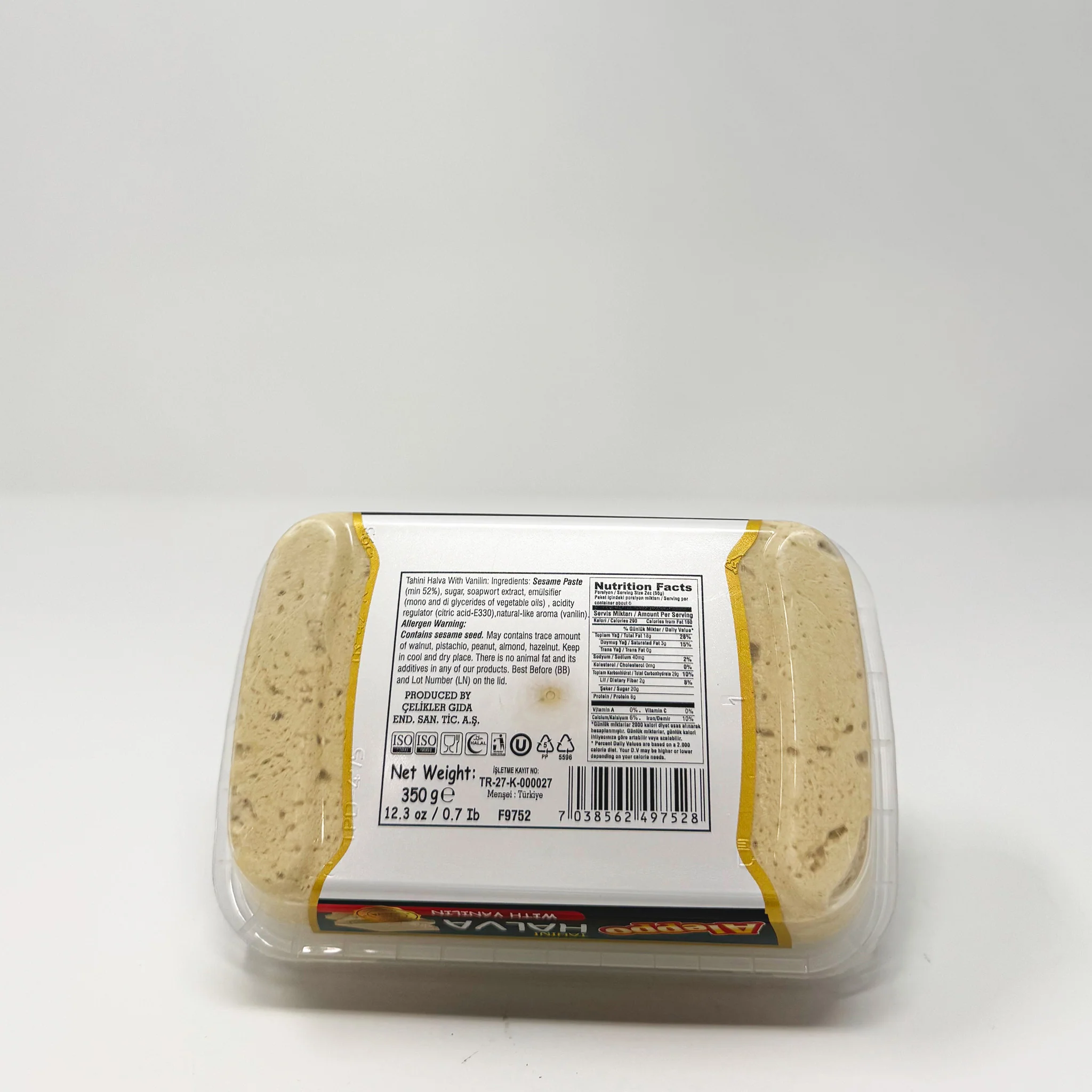 Aleppo Tahini Halva 350g - Image 2