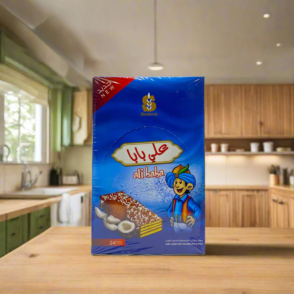Ali baba wafer chocolate and coconut 600g 24 pieces - Image 4
