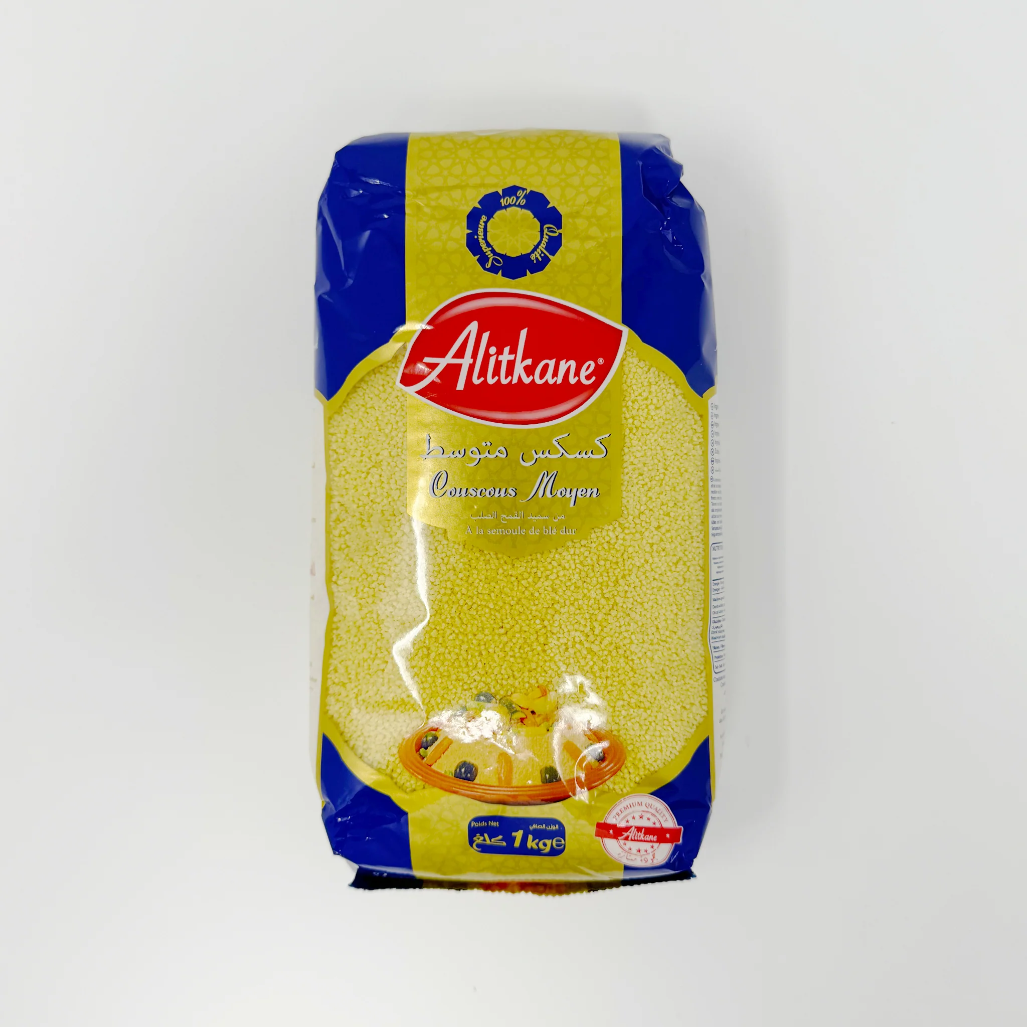 Alitkan Moroccan Couscous Midum 1Kg
