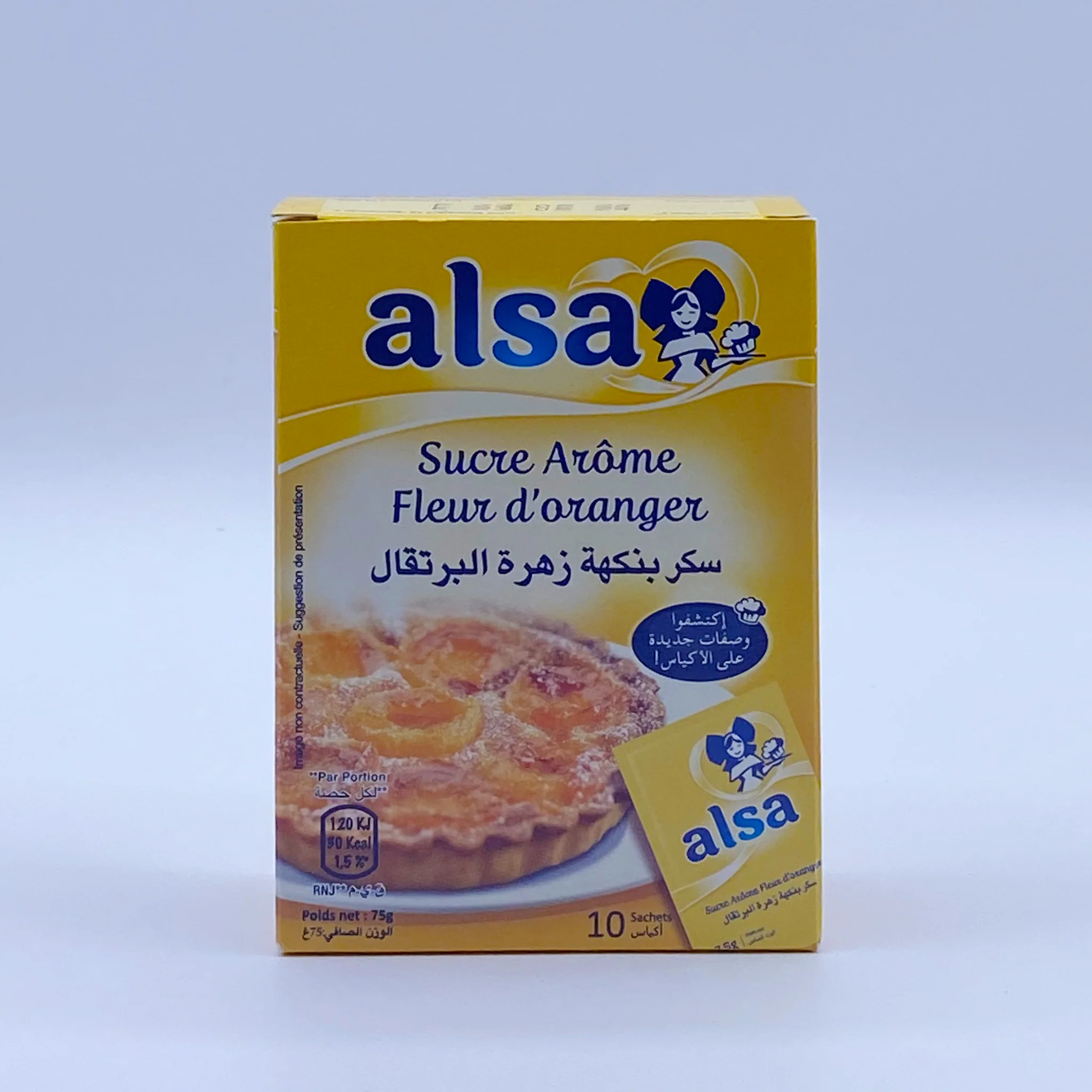 Alsa Sugar orange flavored 10 each pack - Image 2