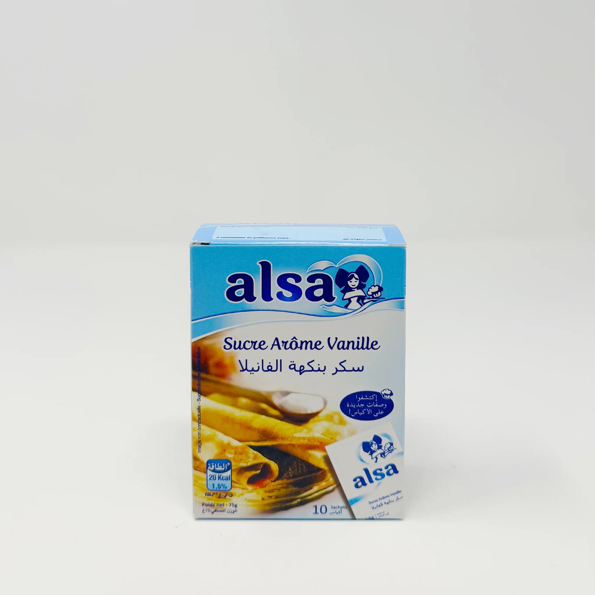 Alsa Sugar vanilla flavored 10 each pack