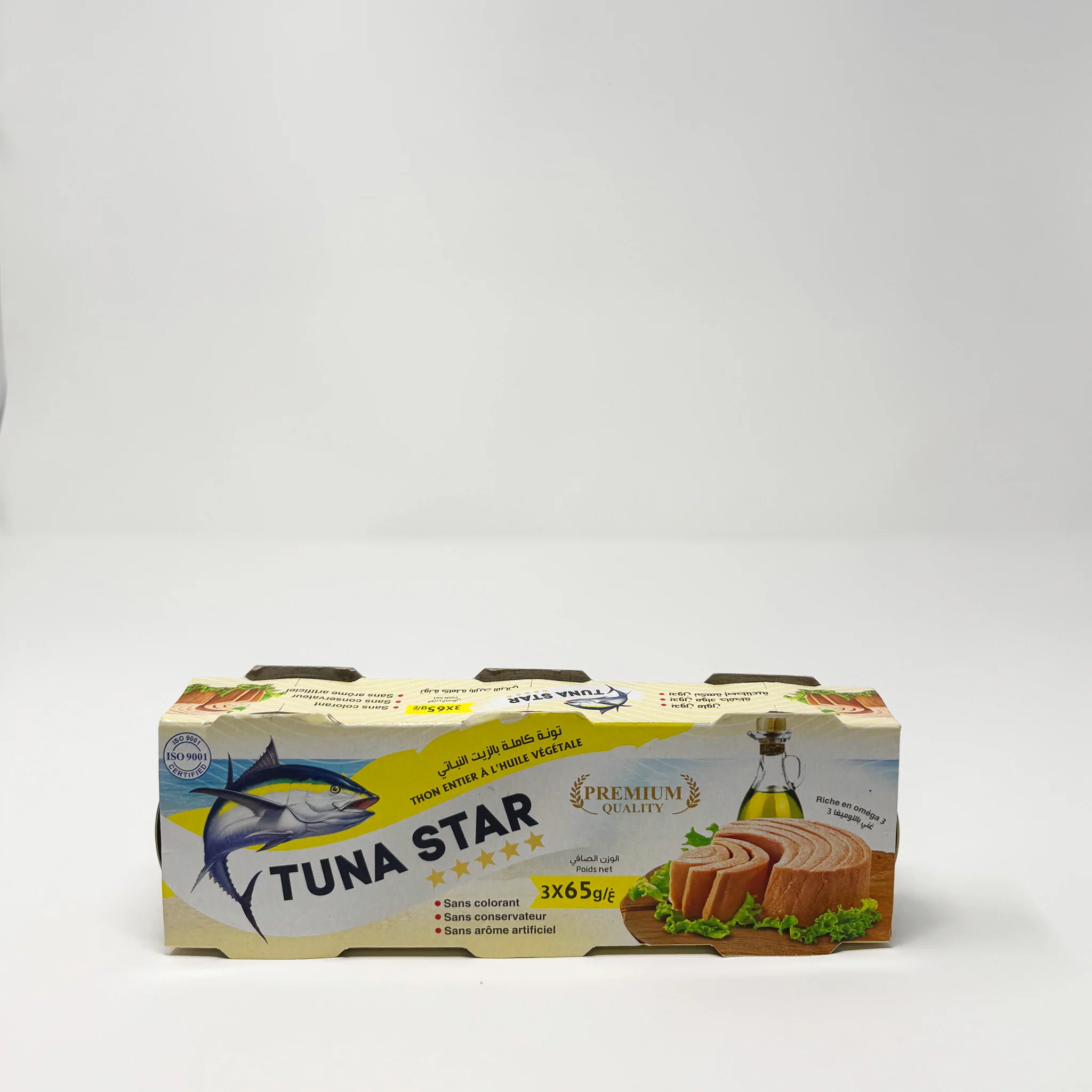 Atlantic Algerian tuna in vegetable oil 3pack