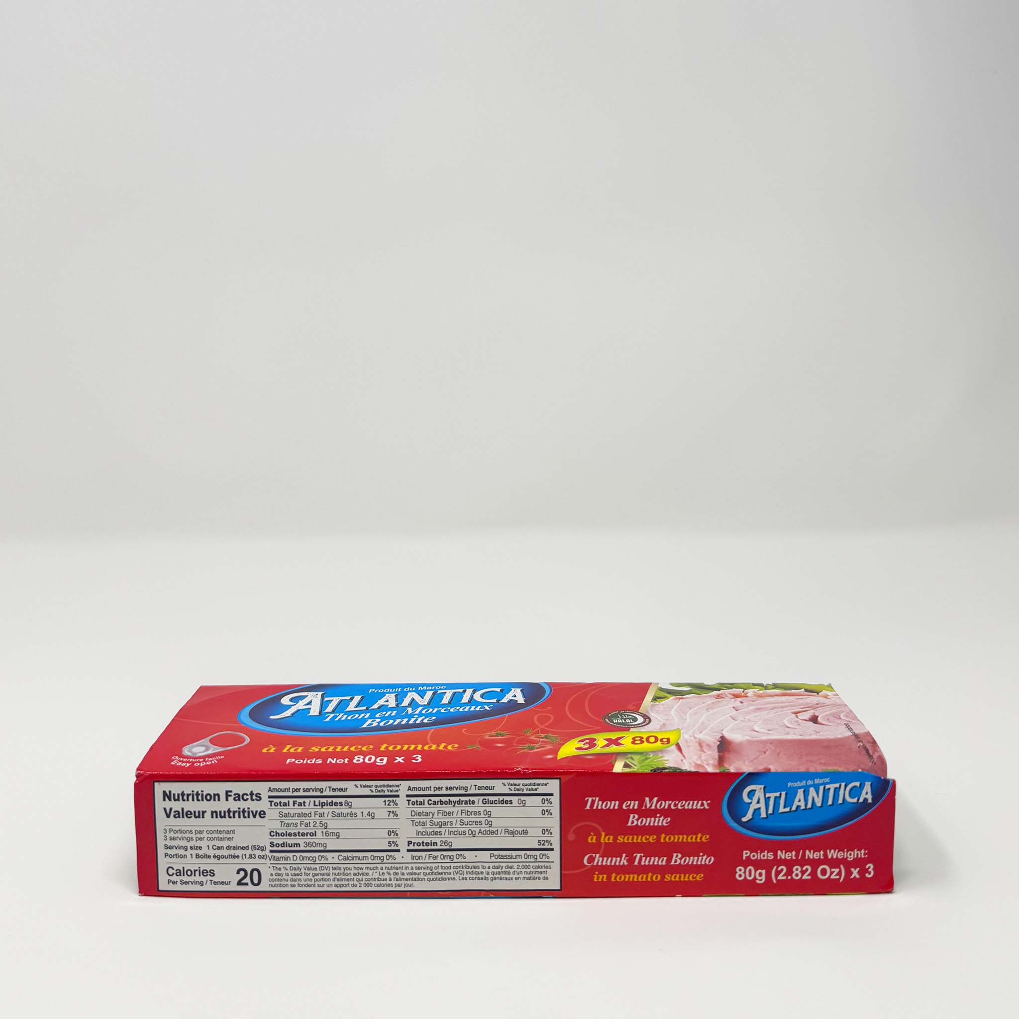 Atlantica Moroccan Chunk Tuna in Tomato Sauce 3 pack - Image 2