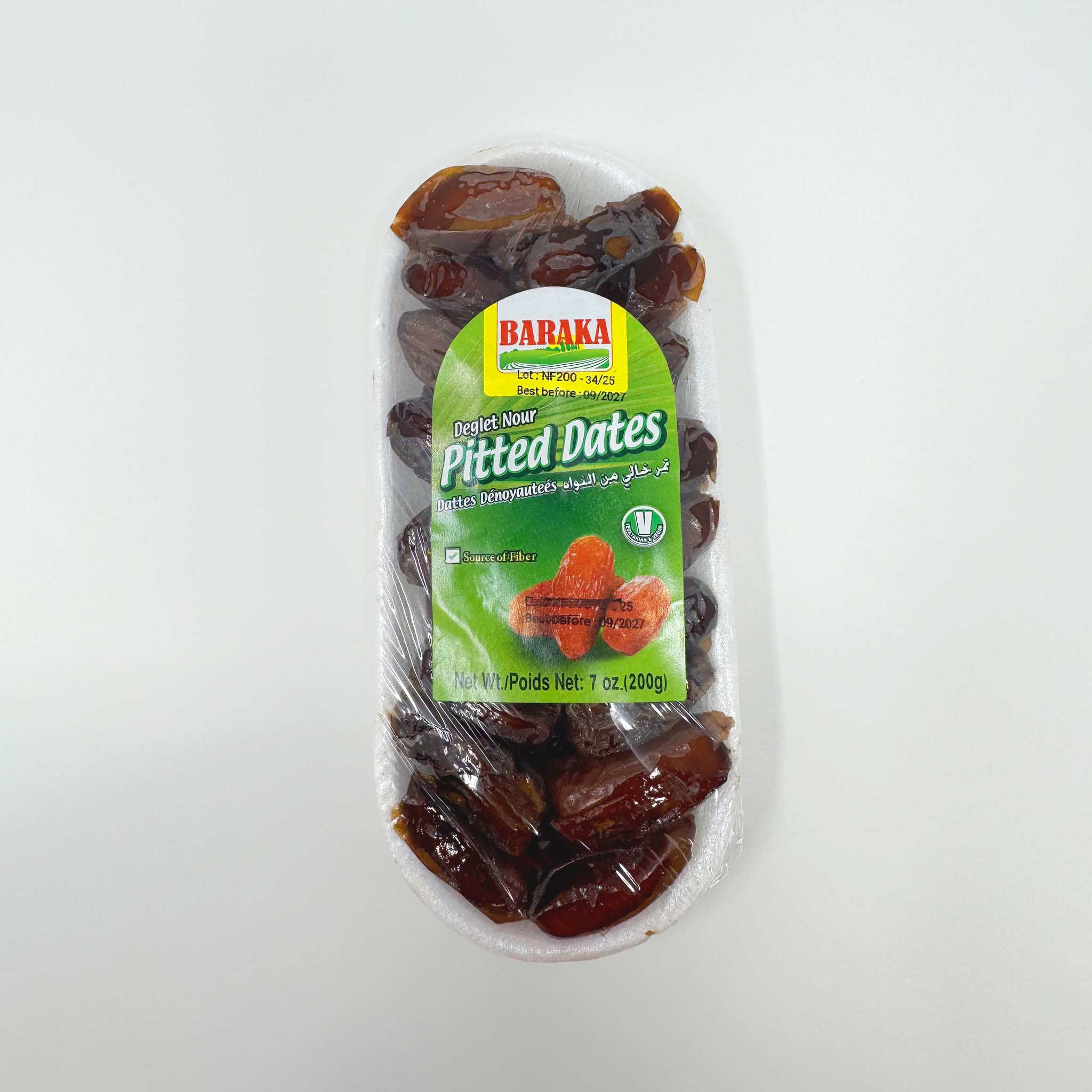 Baraka Deglet Noor pitted Dates 200g