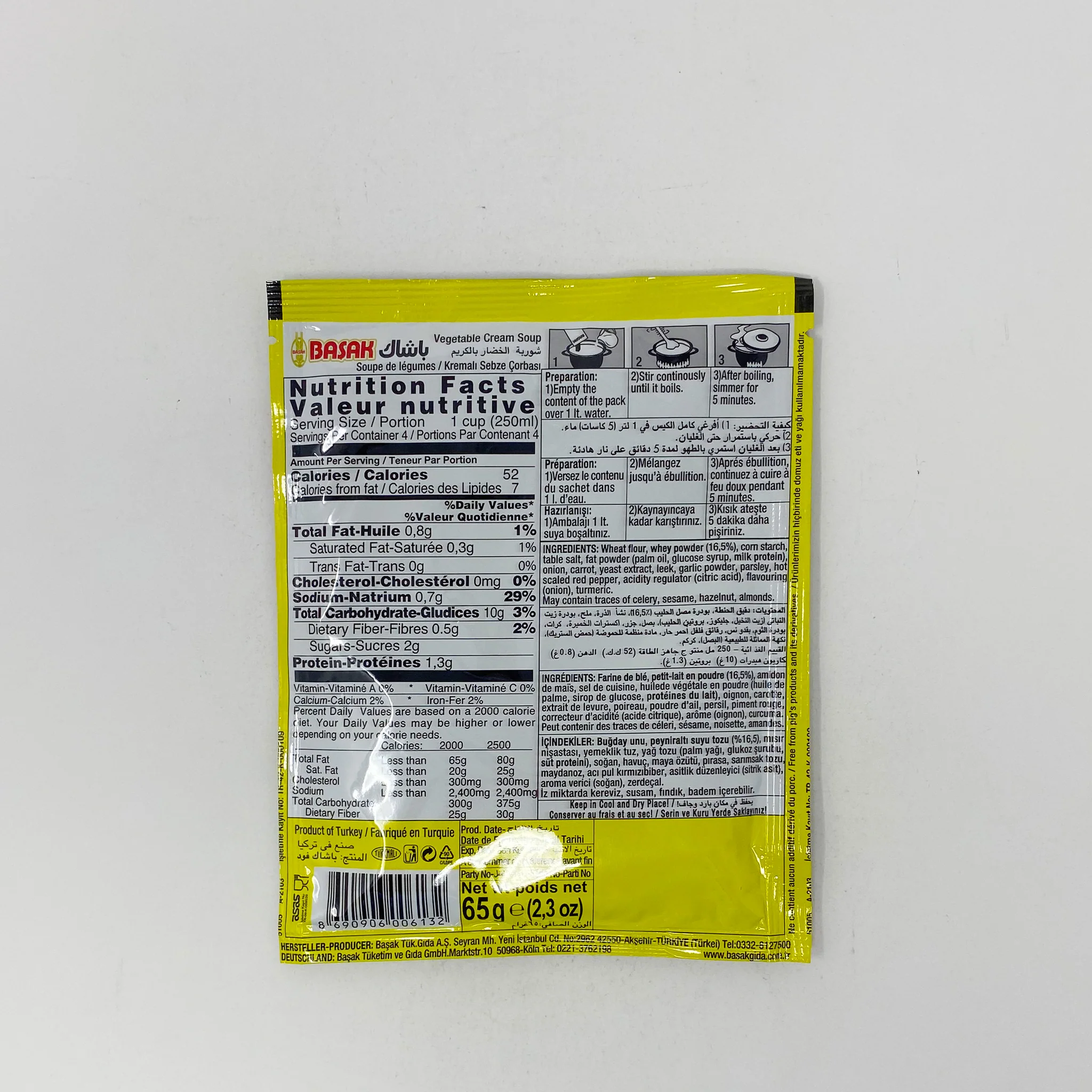 Basak vegetables cream soup 60g - Image 2