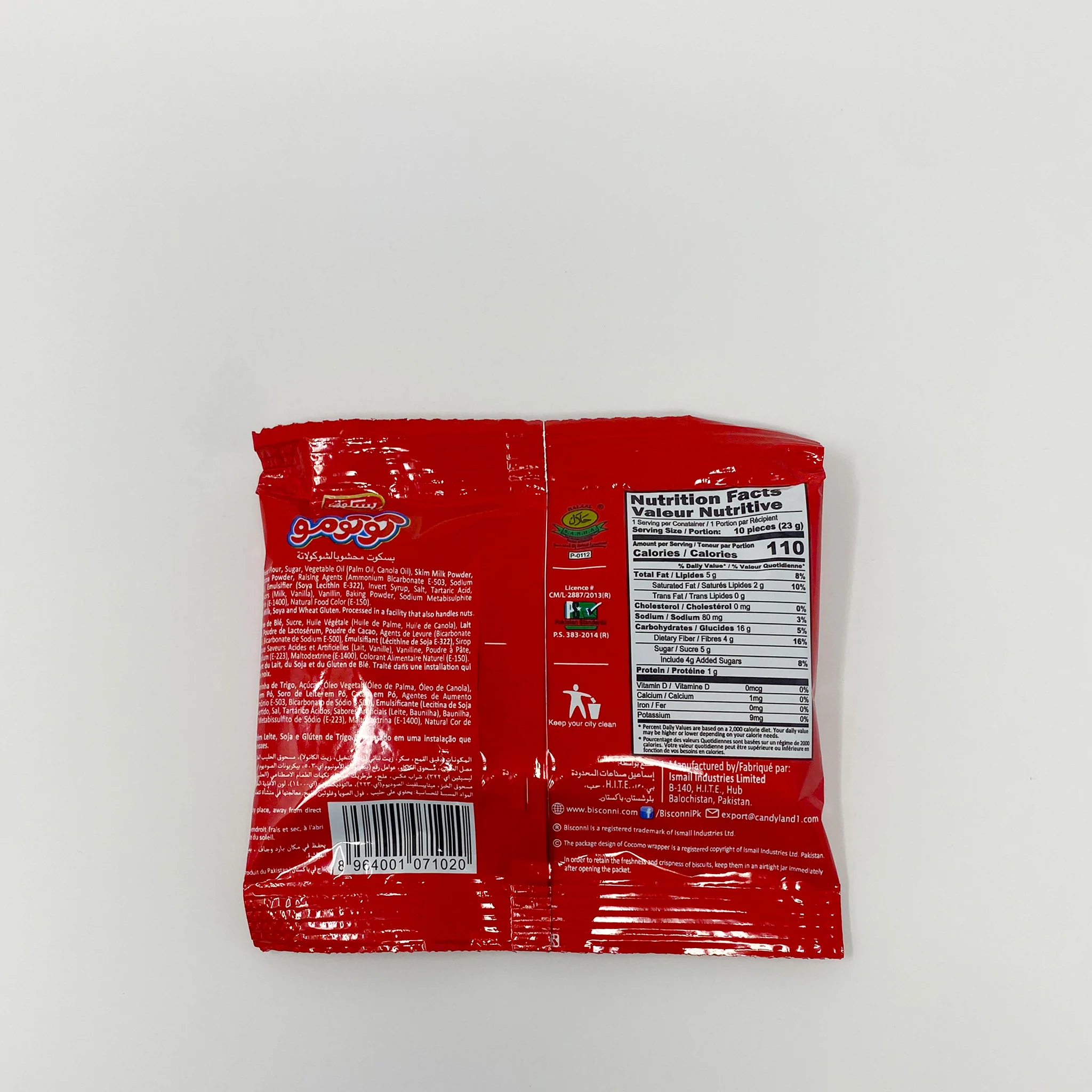 bisconni Cocomo Chocolate filled Biscuits 23g - Image 2
