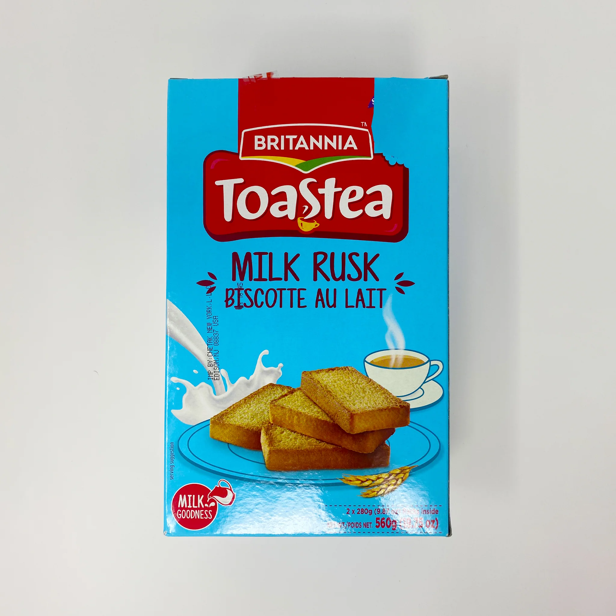 Britannia milk tea rusk 560g