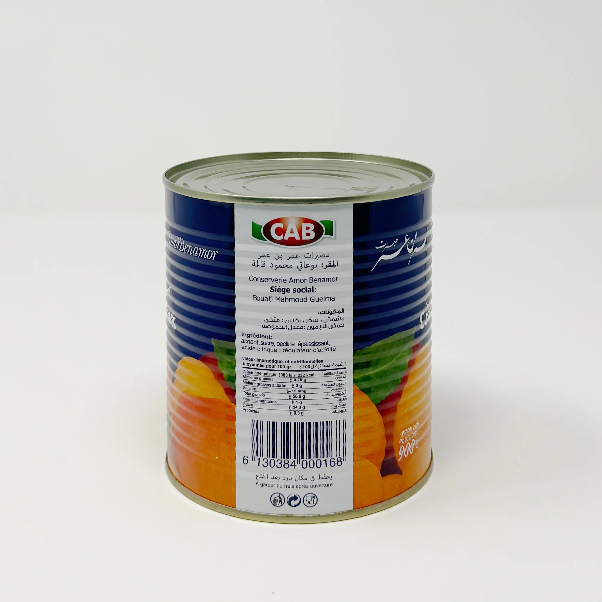 CAB Confiture d'abricots 900g - Image 2