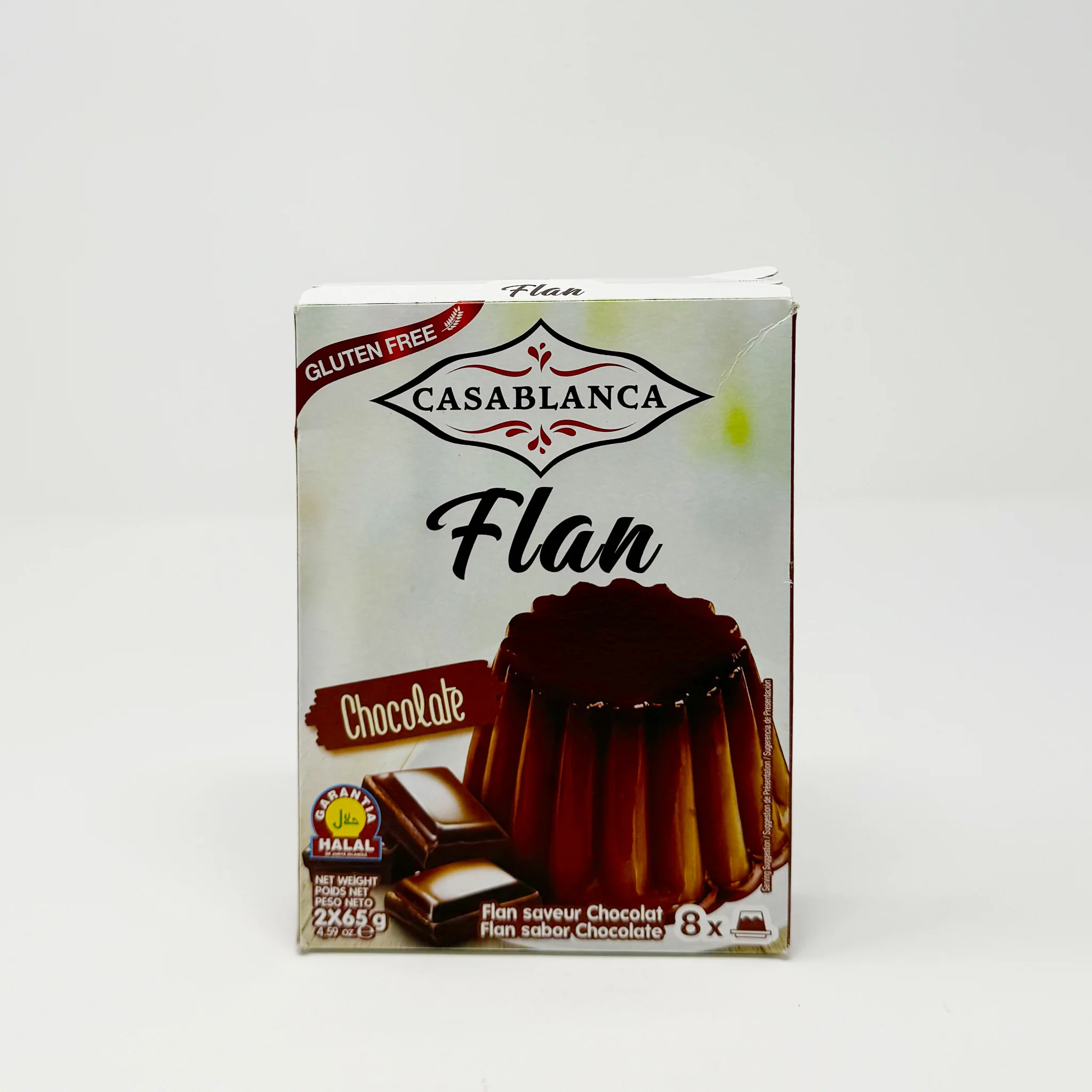 Casablanca flan chocolate 2*65g