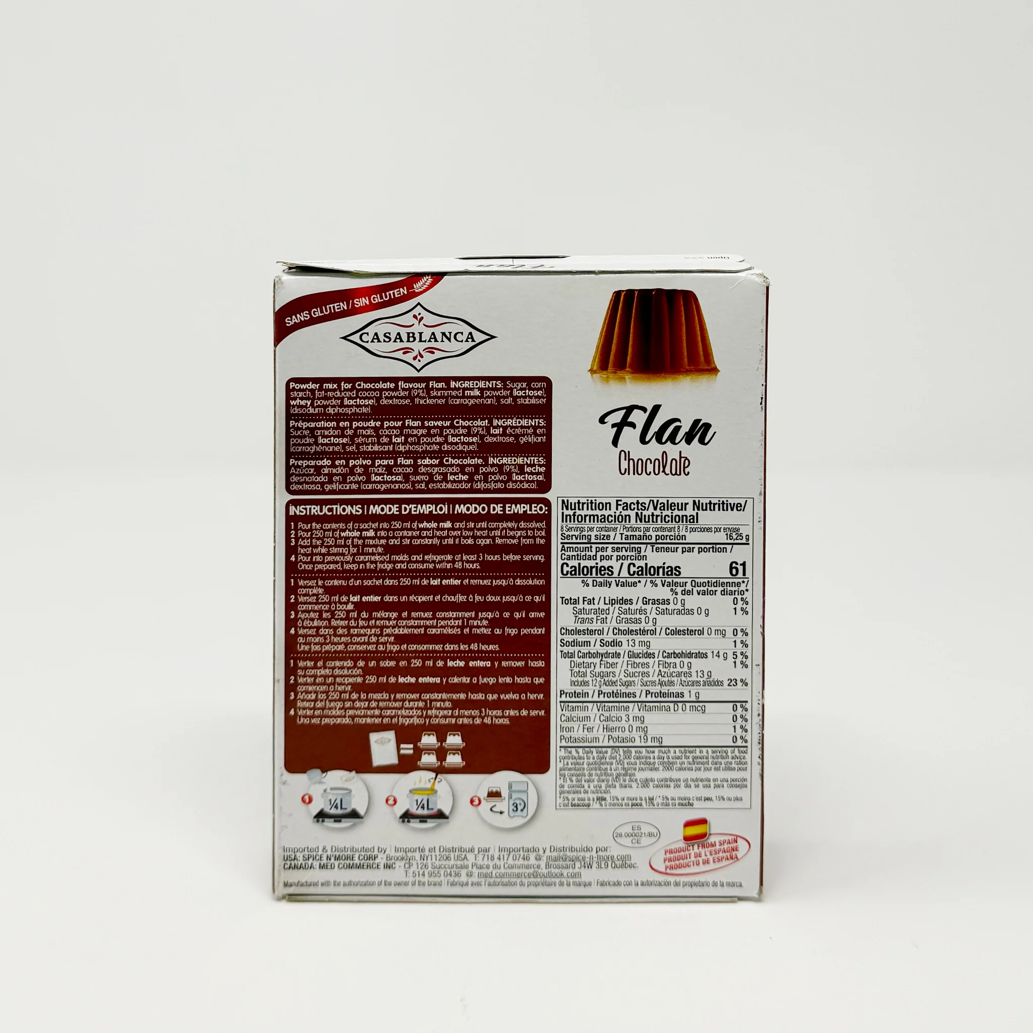 Casablanca flan chocolate 2*65g - Image 2