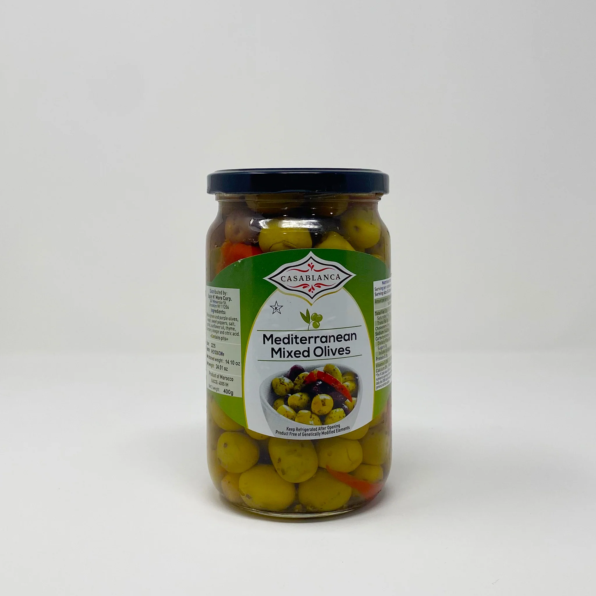 Casablanca Mediterranean Mixed olive class 400g