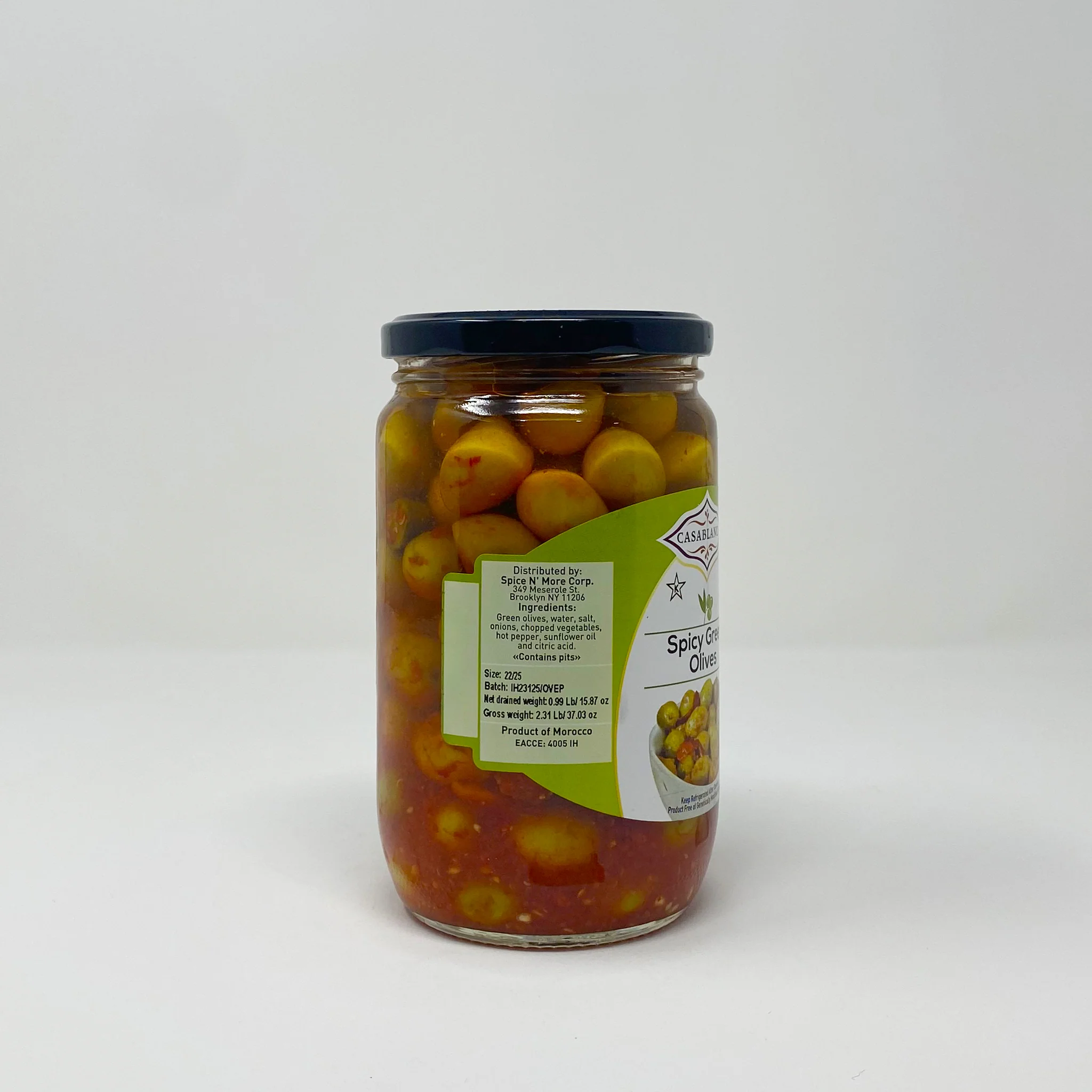 Casablanca Moroccan spicy green olive glass - Image 4
