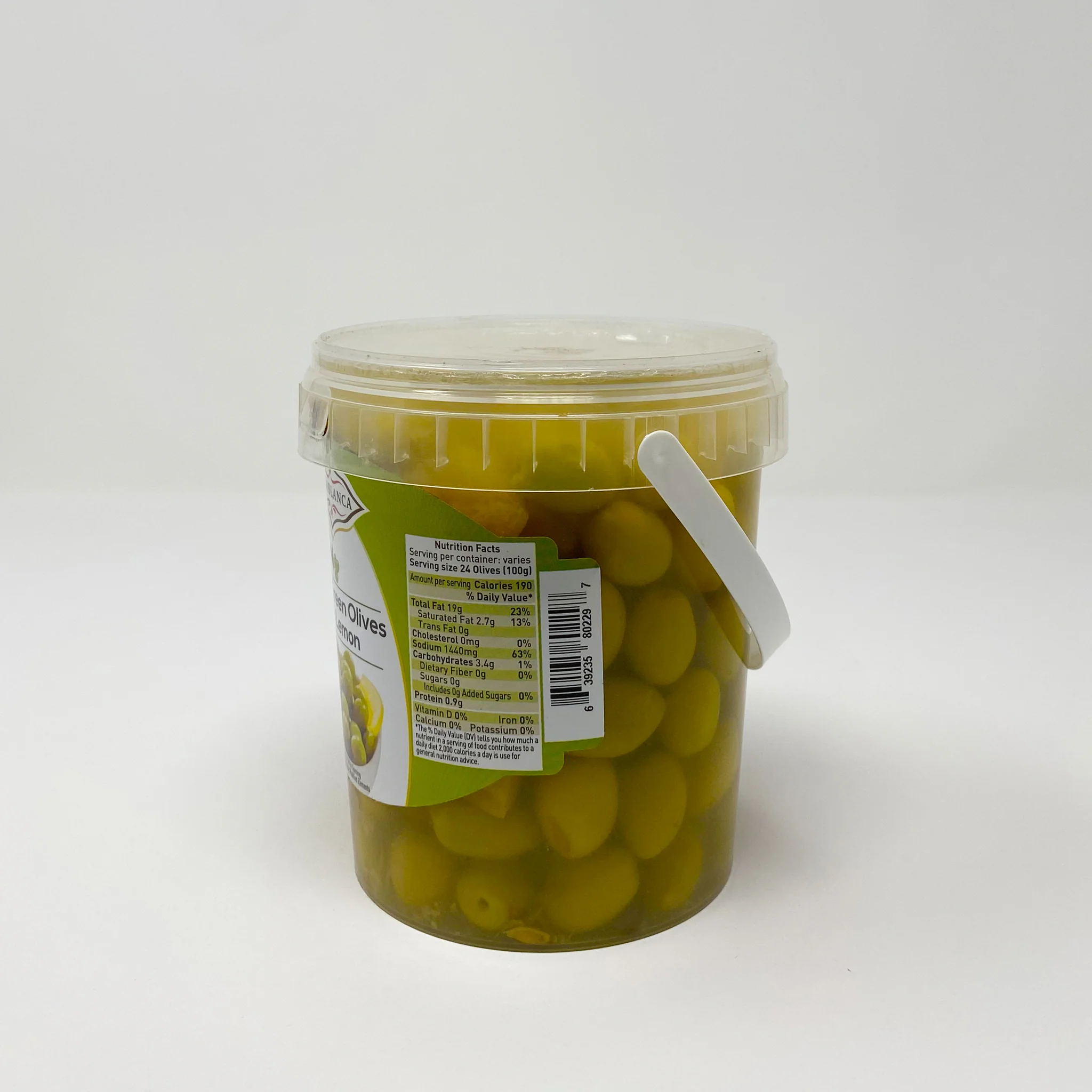 Casablnaca Whole green olives with lemon - Image 3