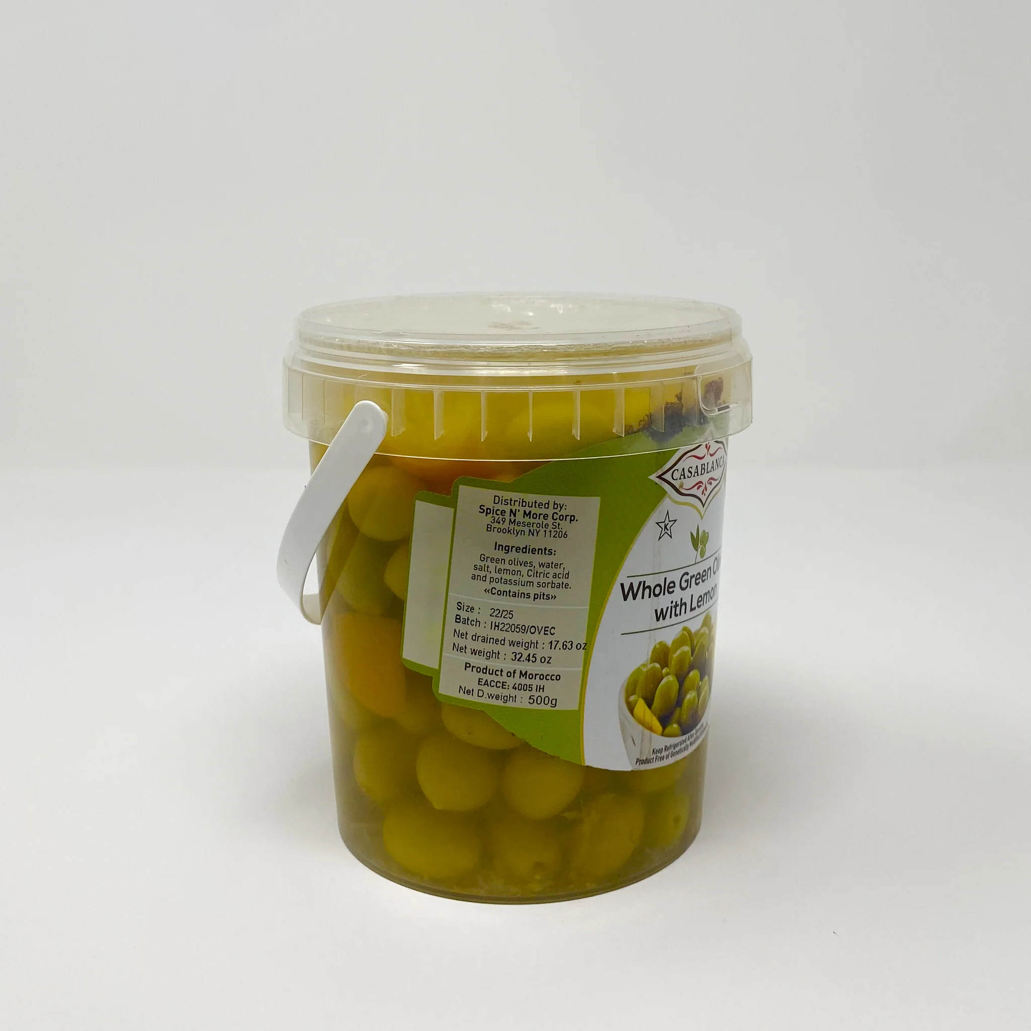 Casablnaca Whole green olives with lemon - Image 4