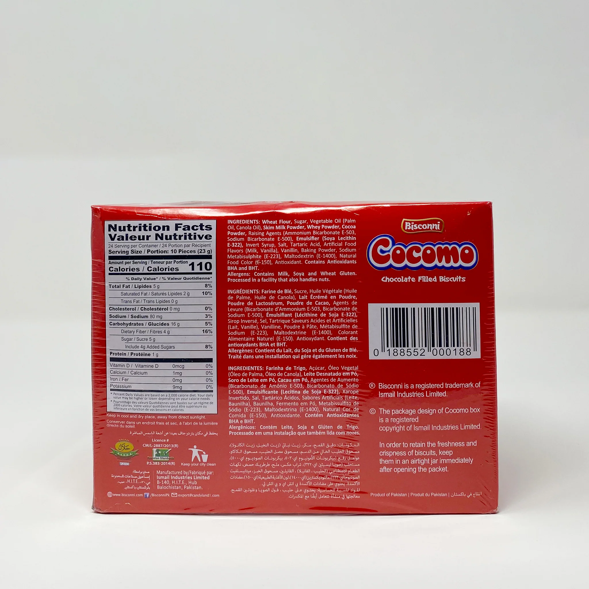 bisconni Cocomo chocolate filled biscuits 24pk - Image 2