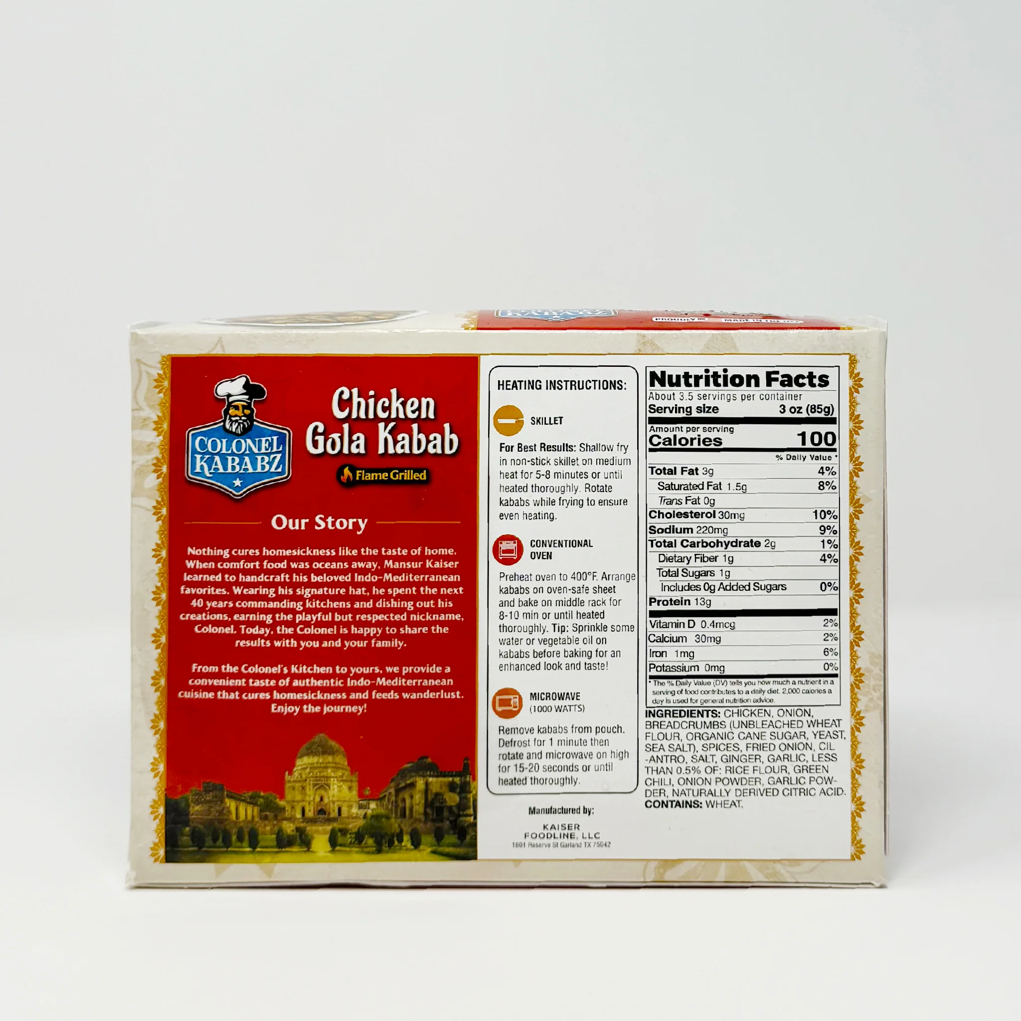 Colonel Kababz Chicken Gola Kabab 312g (In-Store Only) - Image 2