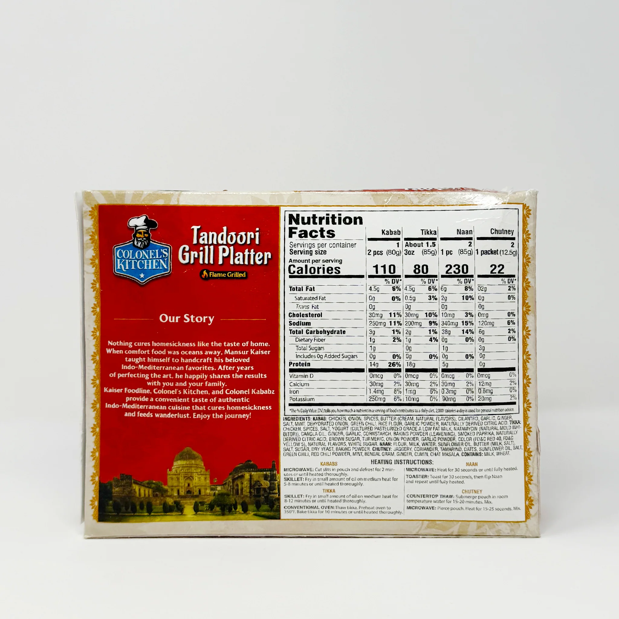 Colonel Kababz Tandoori Grill platter 400g (In-Store Only) - Image 2