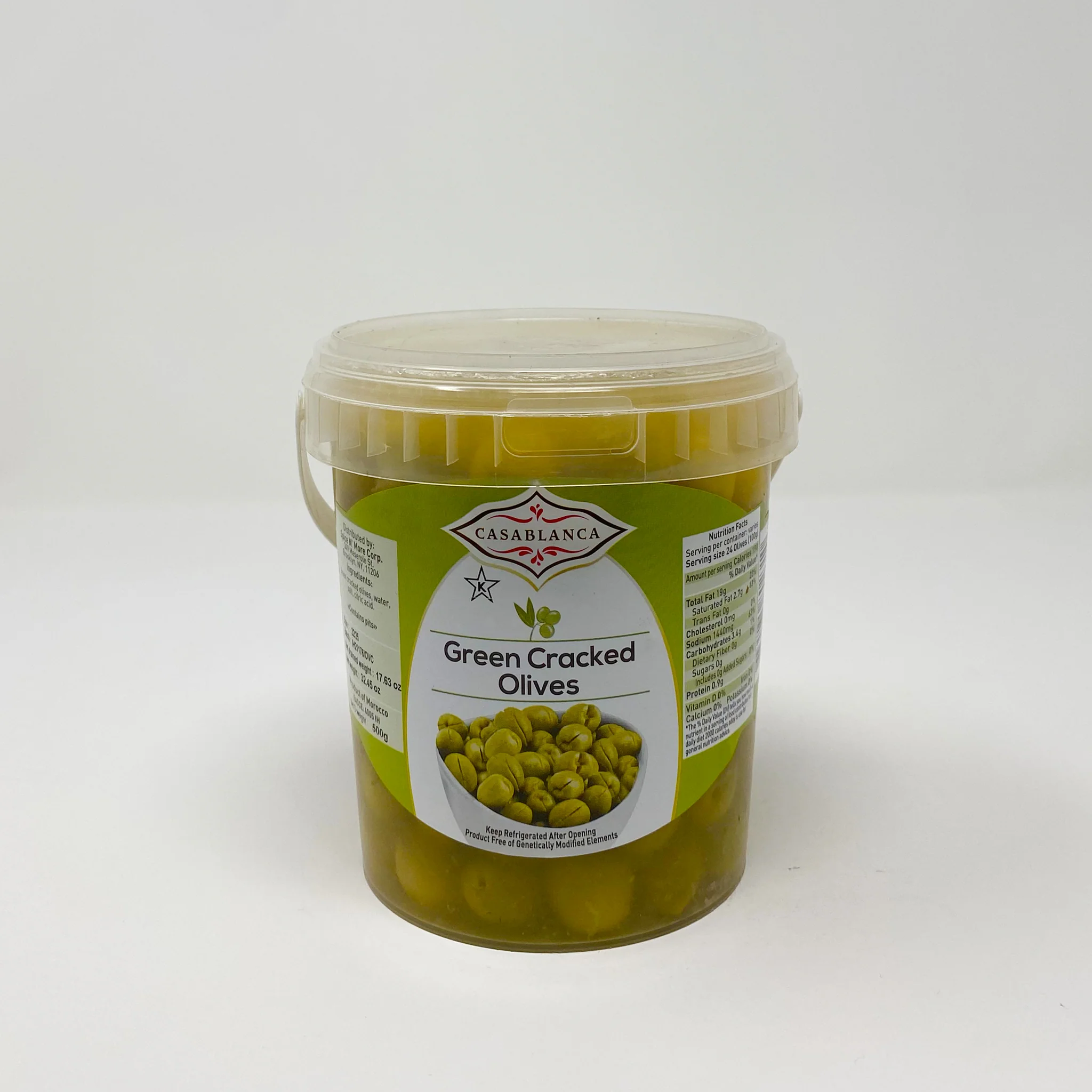 Casablanca Moroccan green olives 500g