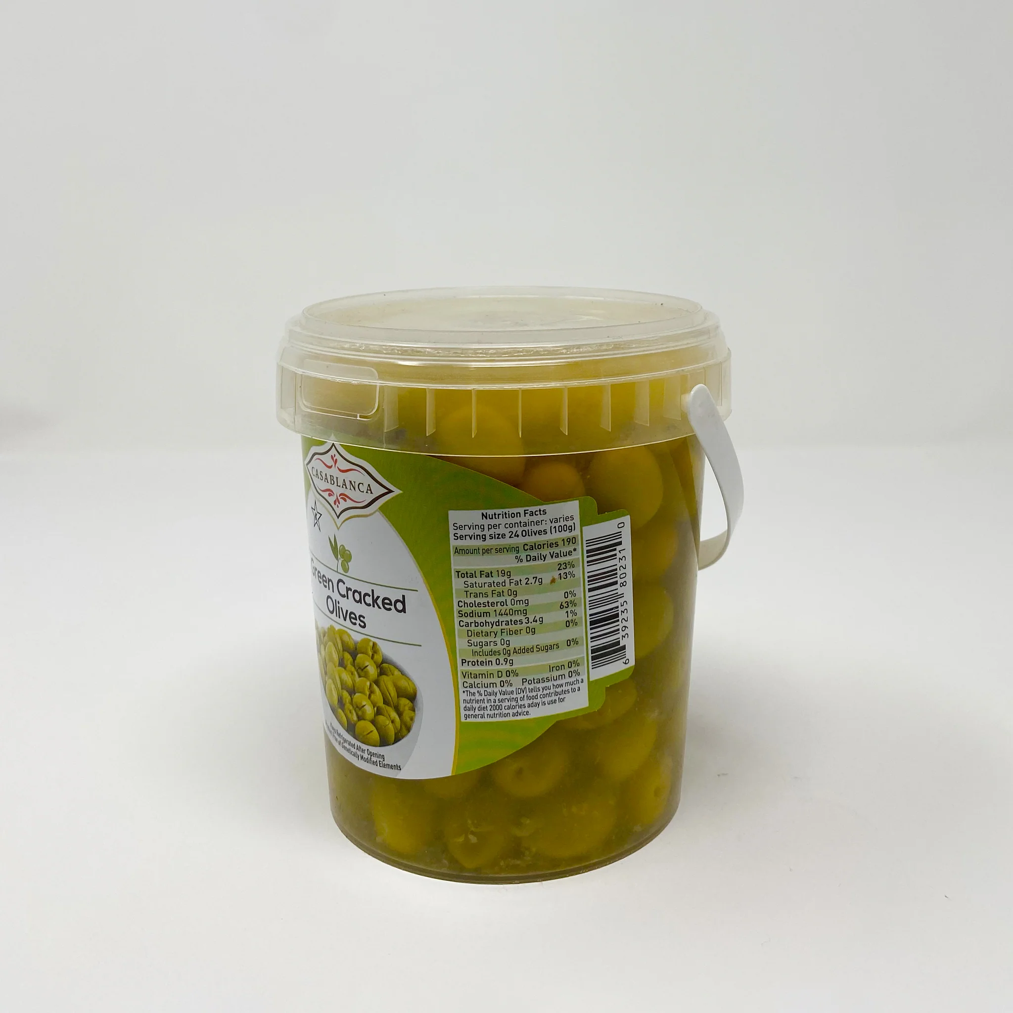 Casablanca Moroccan green olives 500g - Image 2