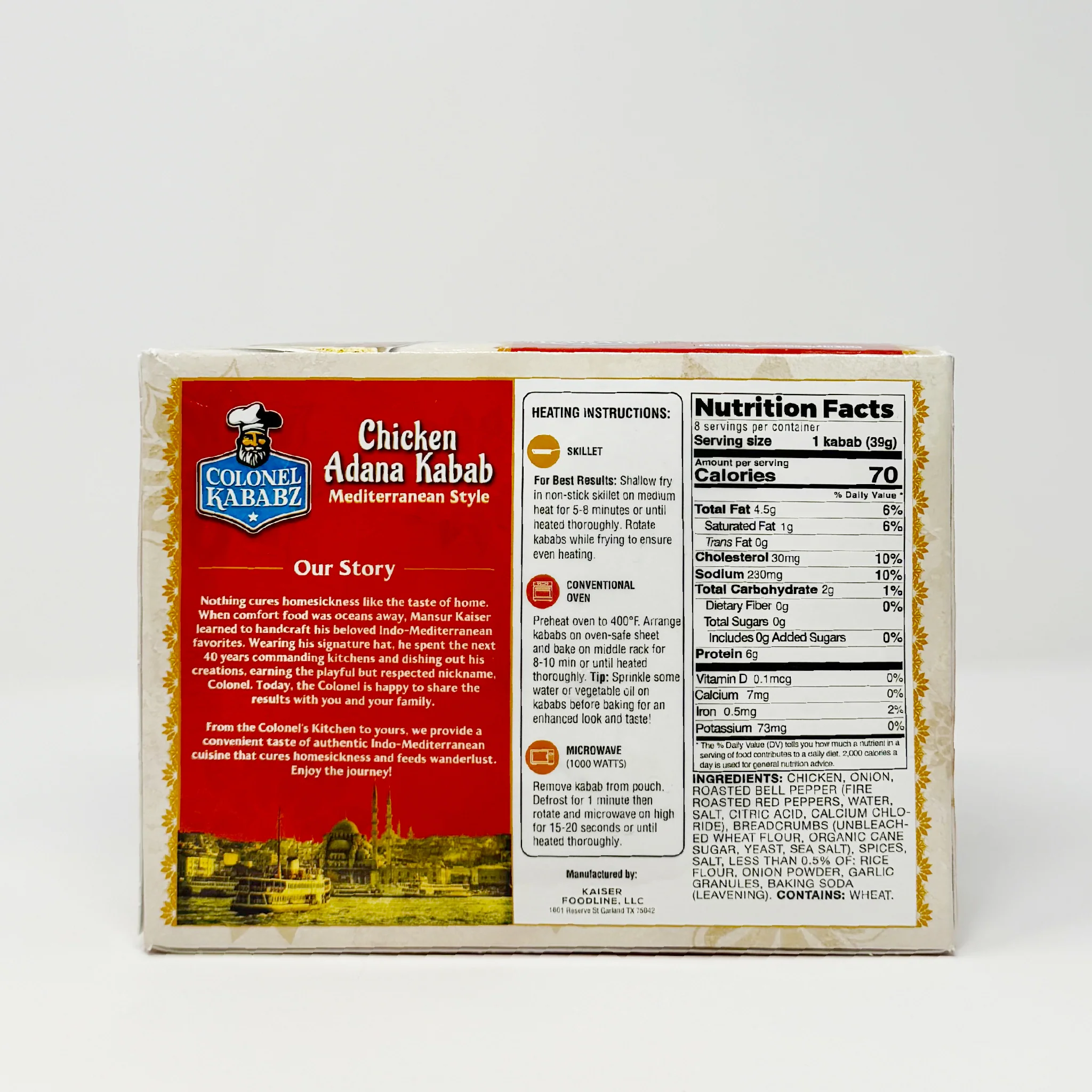 Colonel Kabab chicken Adana Kabab 312g (In-Store Only) - Image 2
