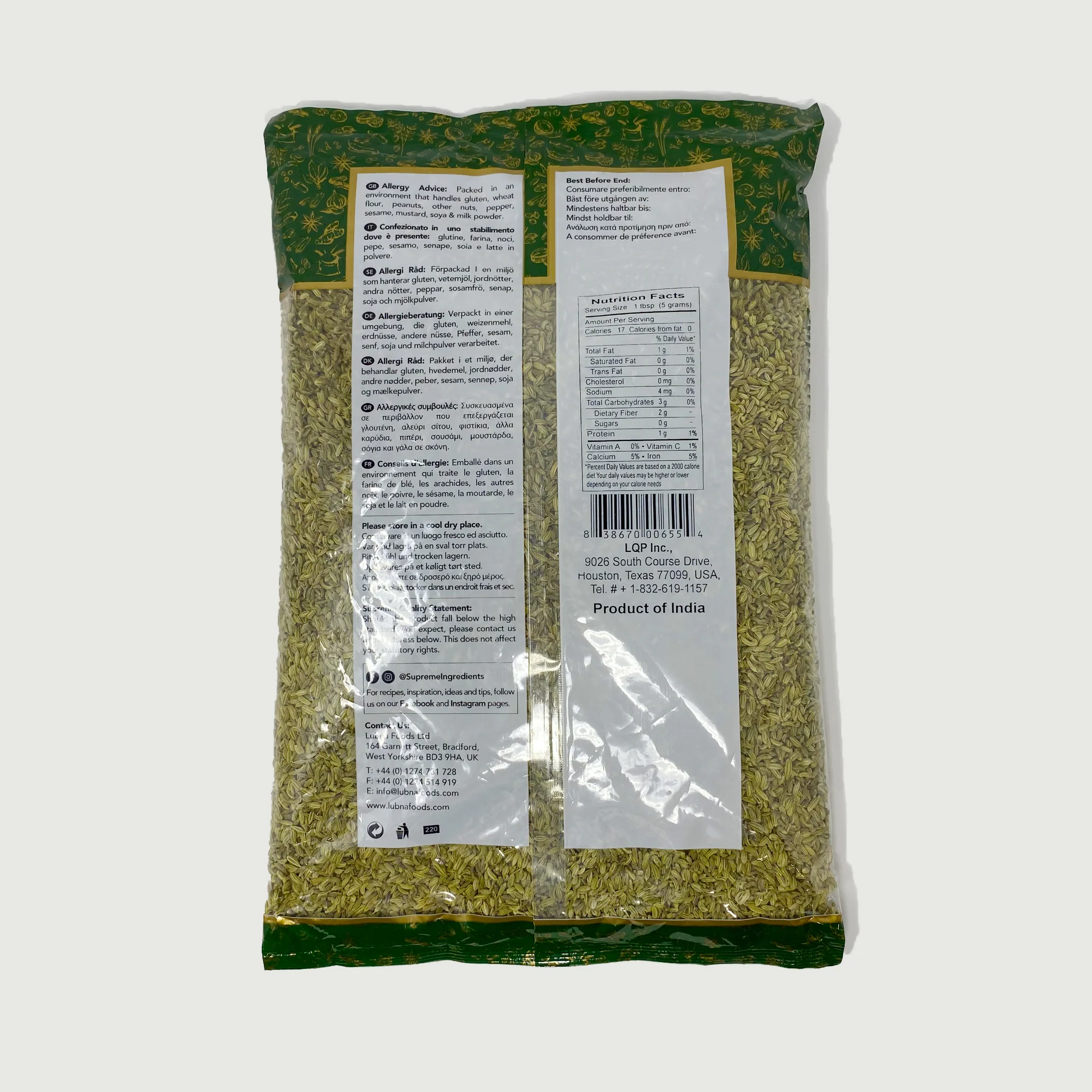 Supreme Fennel seed 200g - Image 4