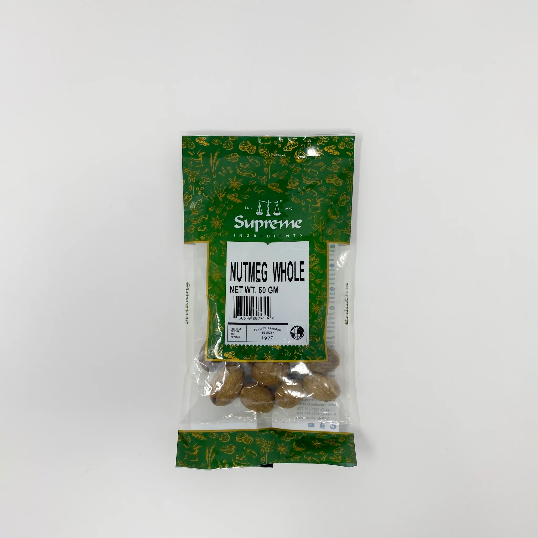 Supreme Nutmeg Whole 50g