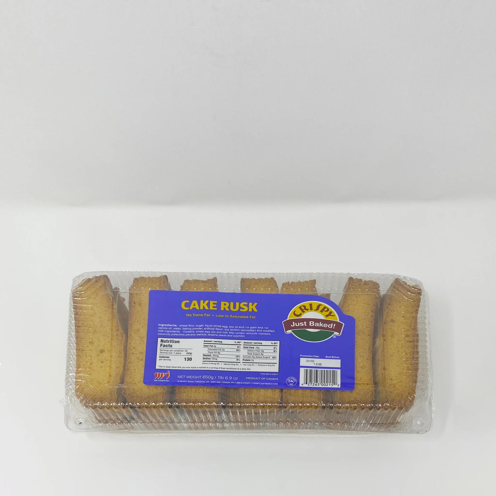 Crispy classic Cake Rusk