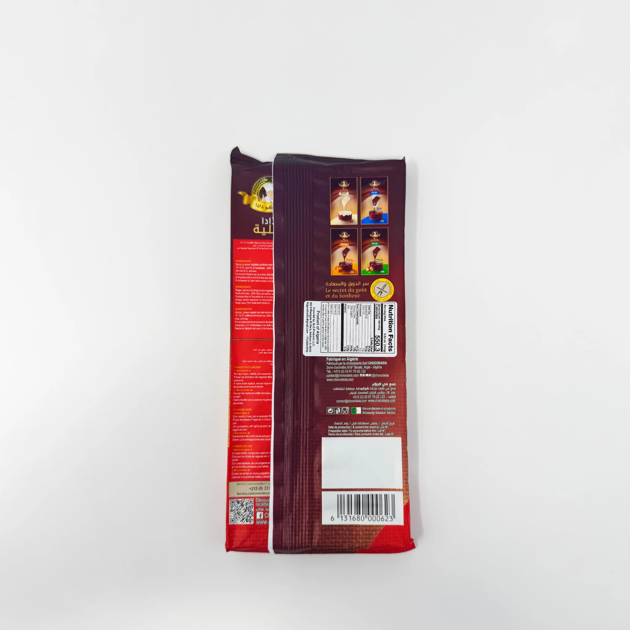 DADA Deseery Algerian chocolate Noir 200g - Image 2