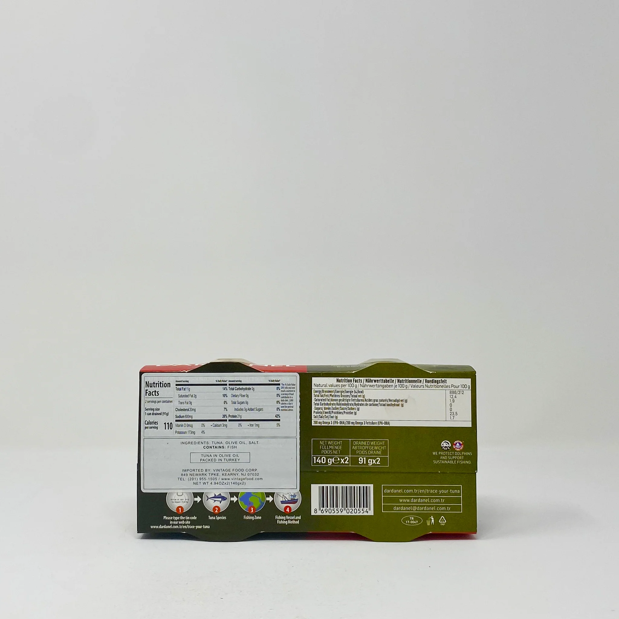 Dardanel tuna in olive oil 2pack - Image 2