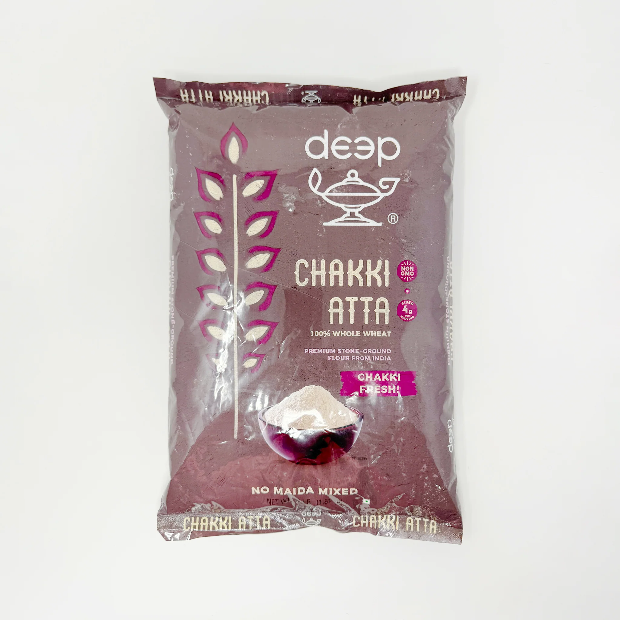 Deep Chakki Atta 100% Whole wheat flour 4Lb