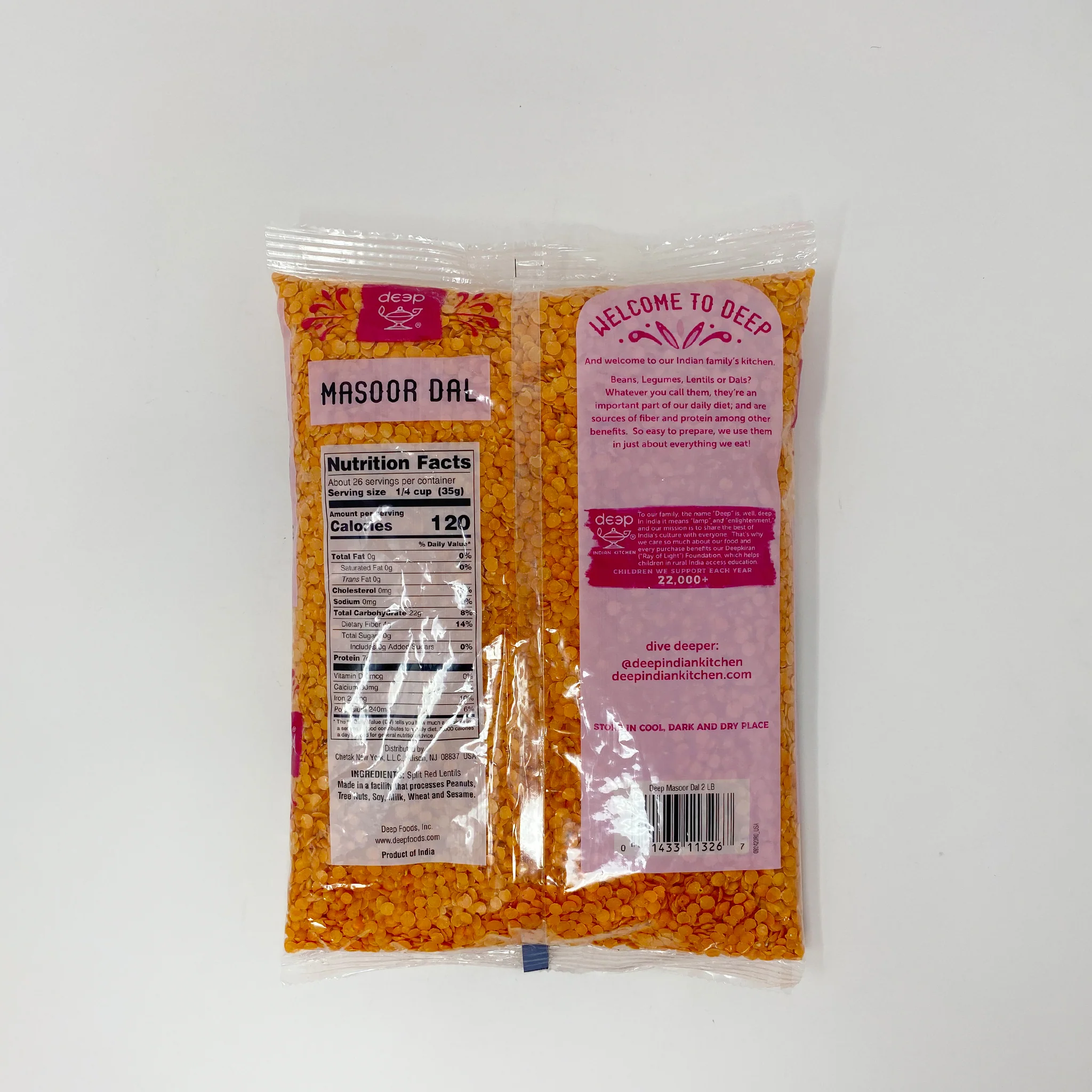 Deep red lentils Mansoor dal 2-4lb - Image 4