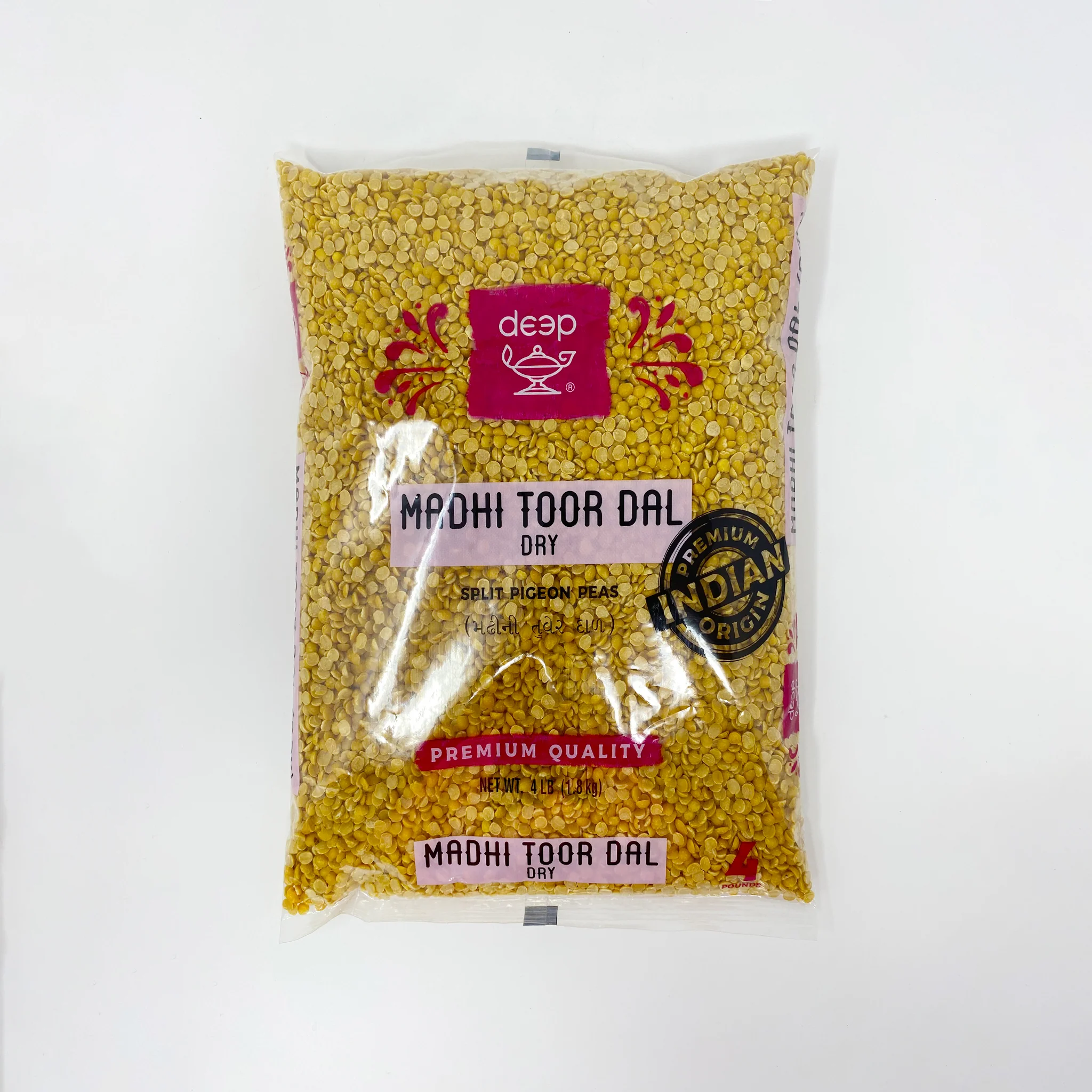 Deep split peas Toor dal 2-4lb