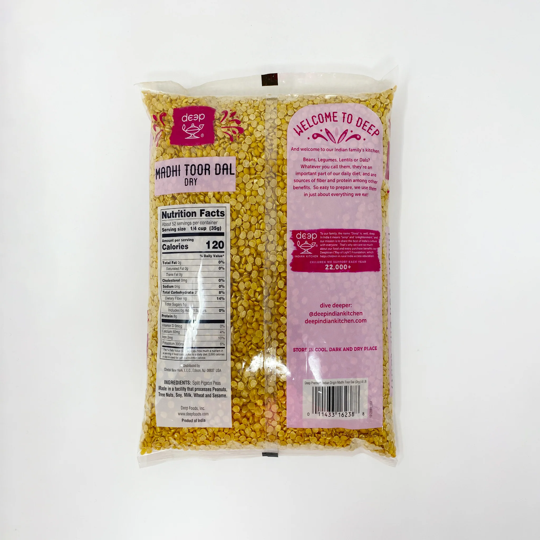 Deep split peas Toor dal 2-4lb - Image 2