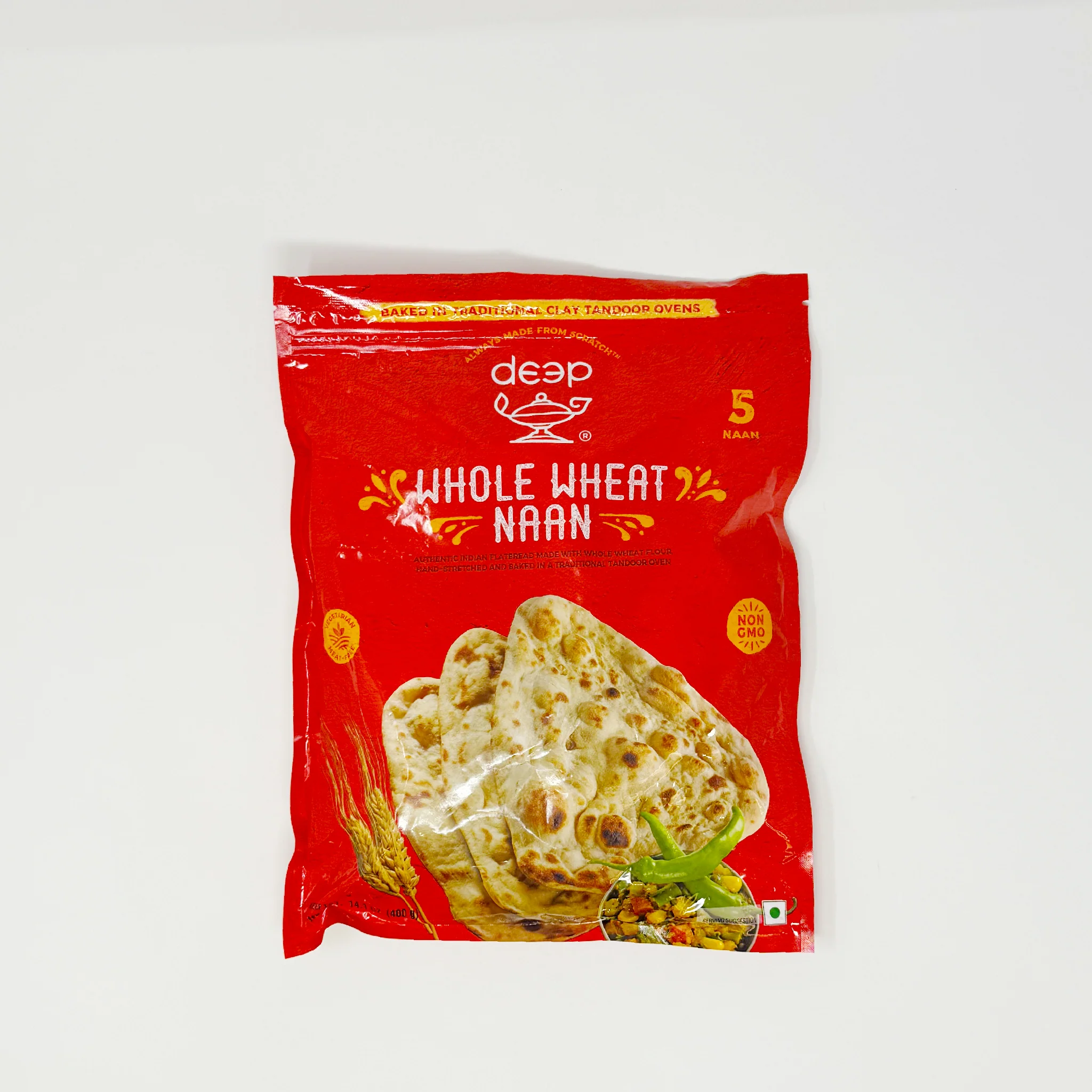 Deep Tandoori Naan whole wheat 5 pack (In-Store Only)
