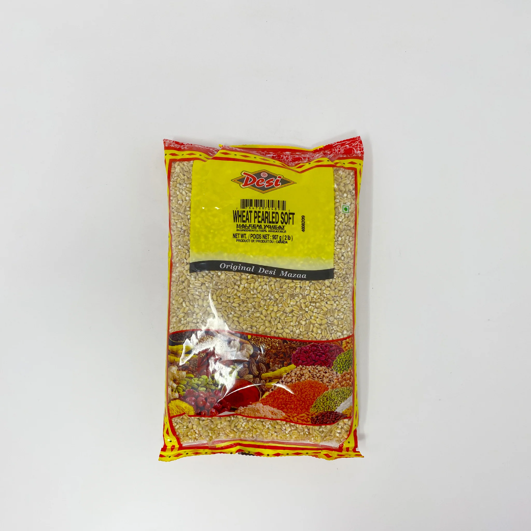 Desi Wheat pearled soft 2 Lb
