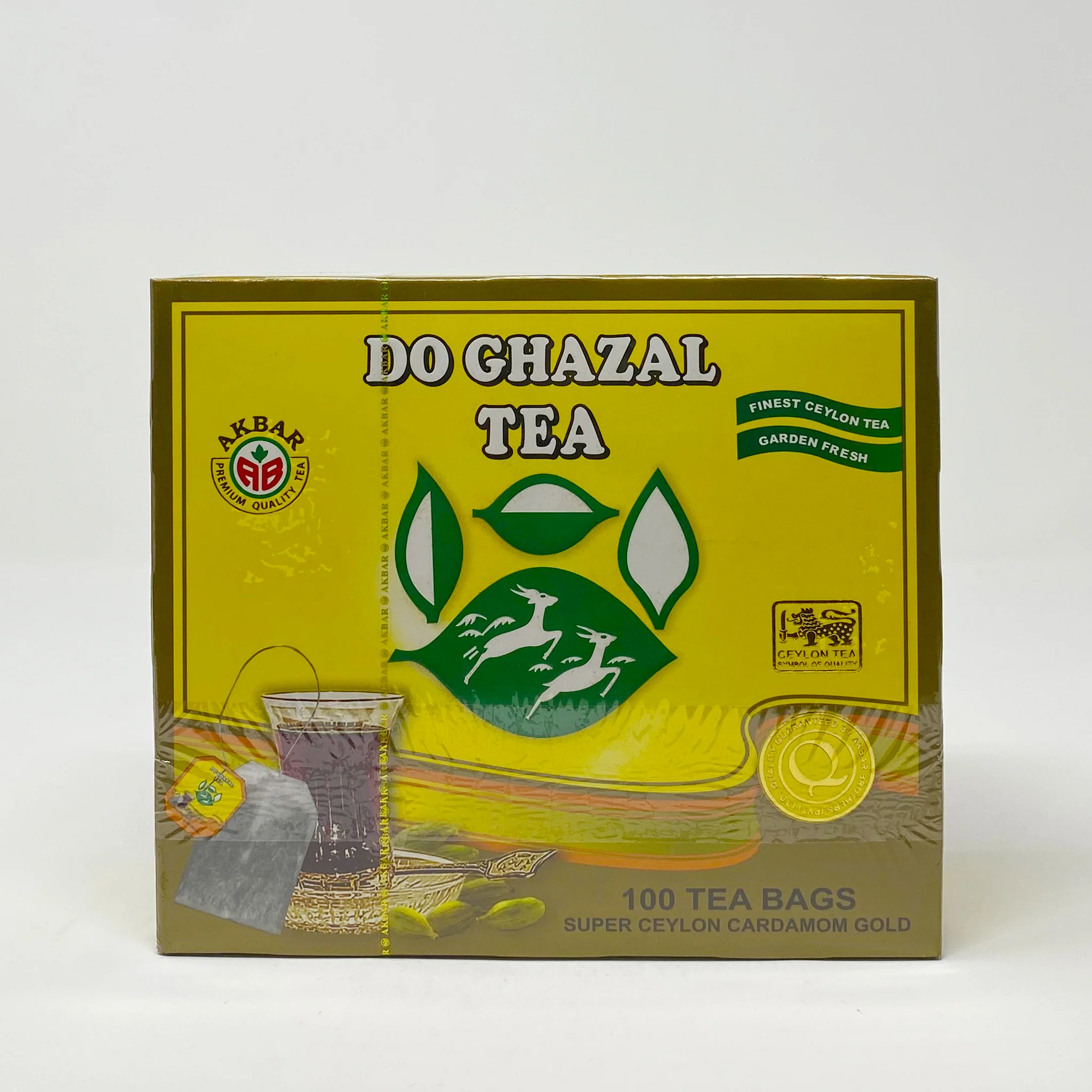 Do Ghazal super Ceylon Tea W/Cardamom gold 100 bags