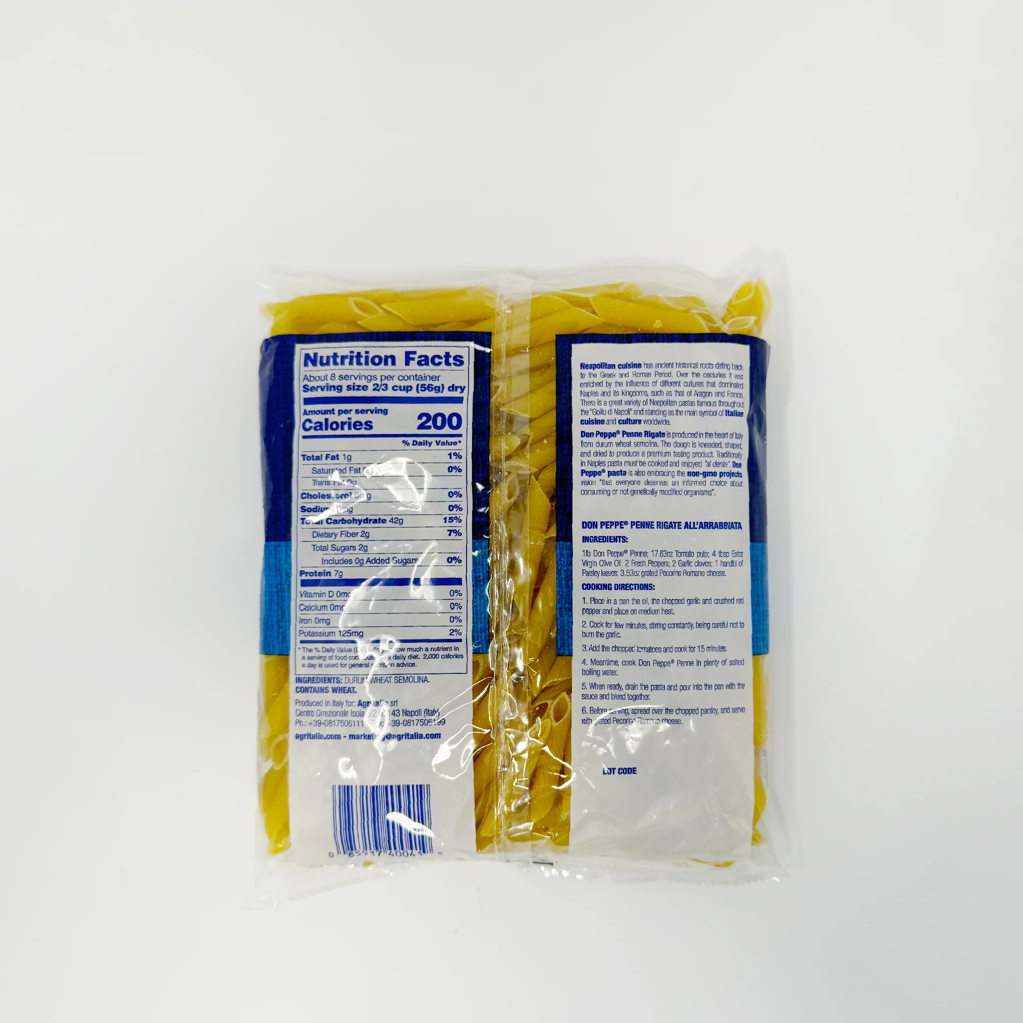 Don Peppe Penne Rigate 1 Lb - Image 2