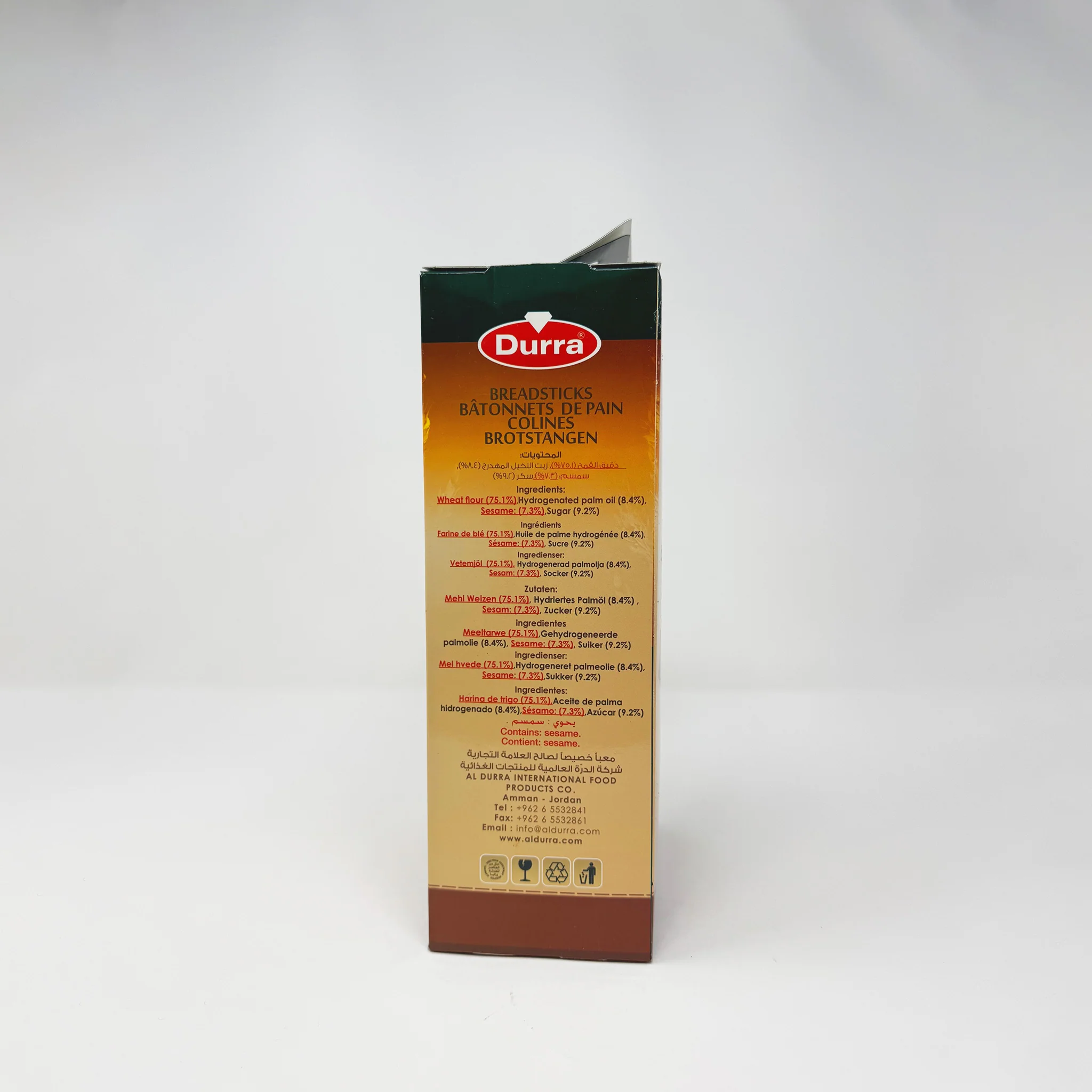 Durra Sesame Breadsticks 454g - Image 3
