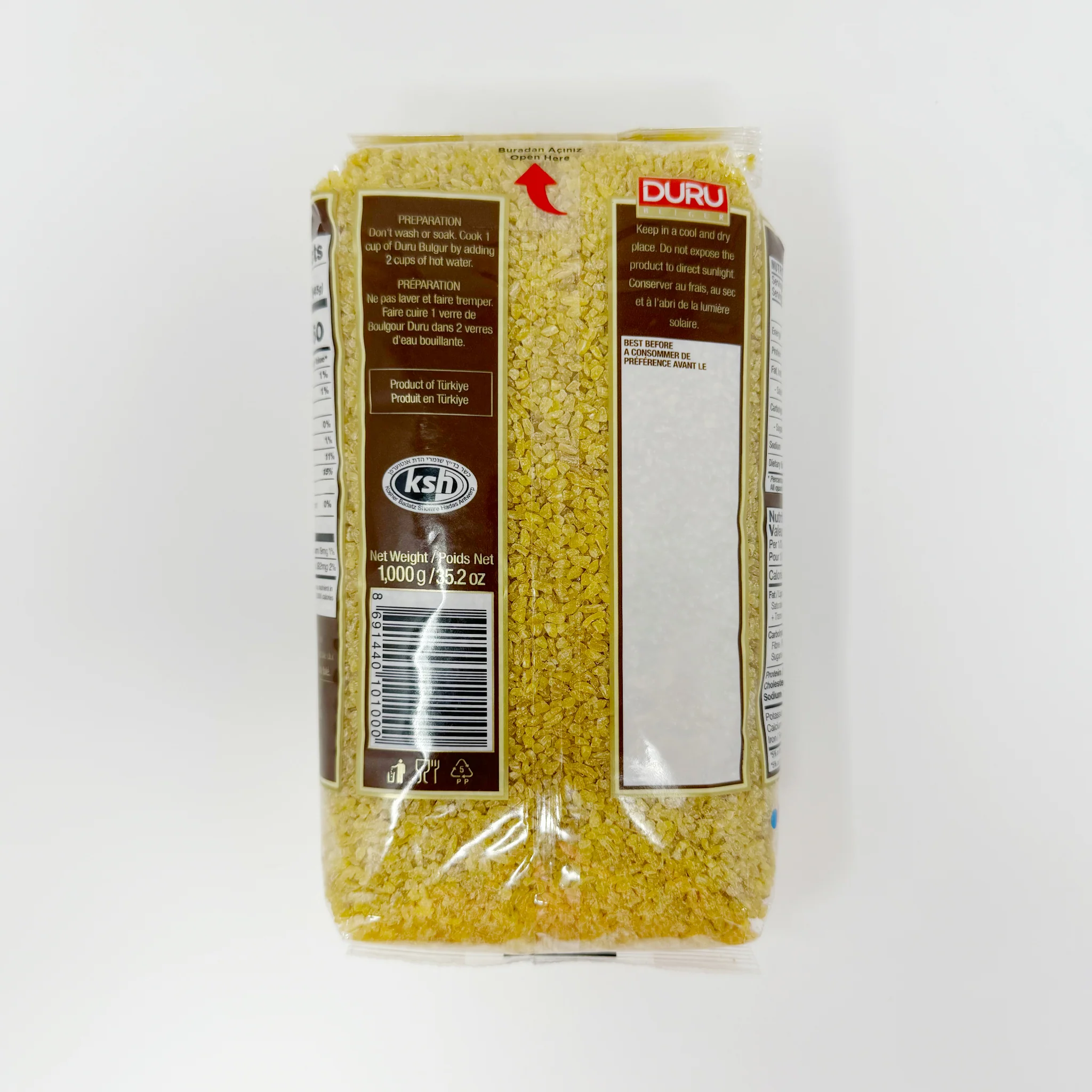 Duru Coarse Bulgur 1Kg - Image 2