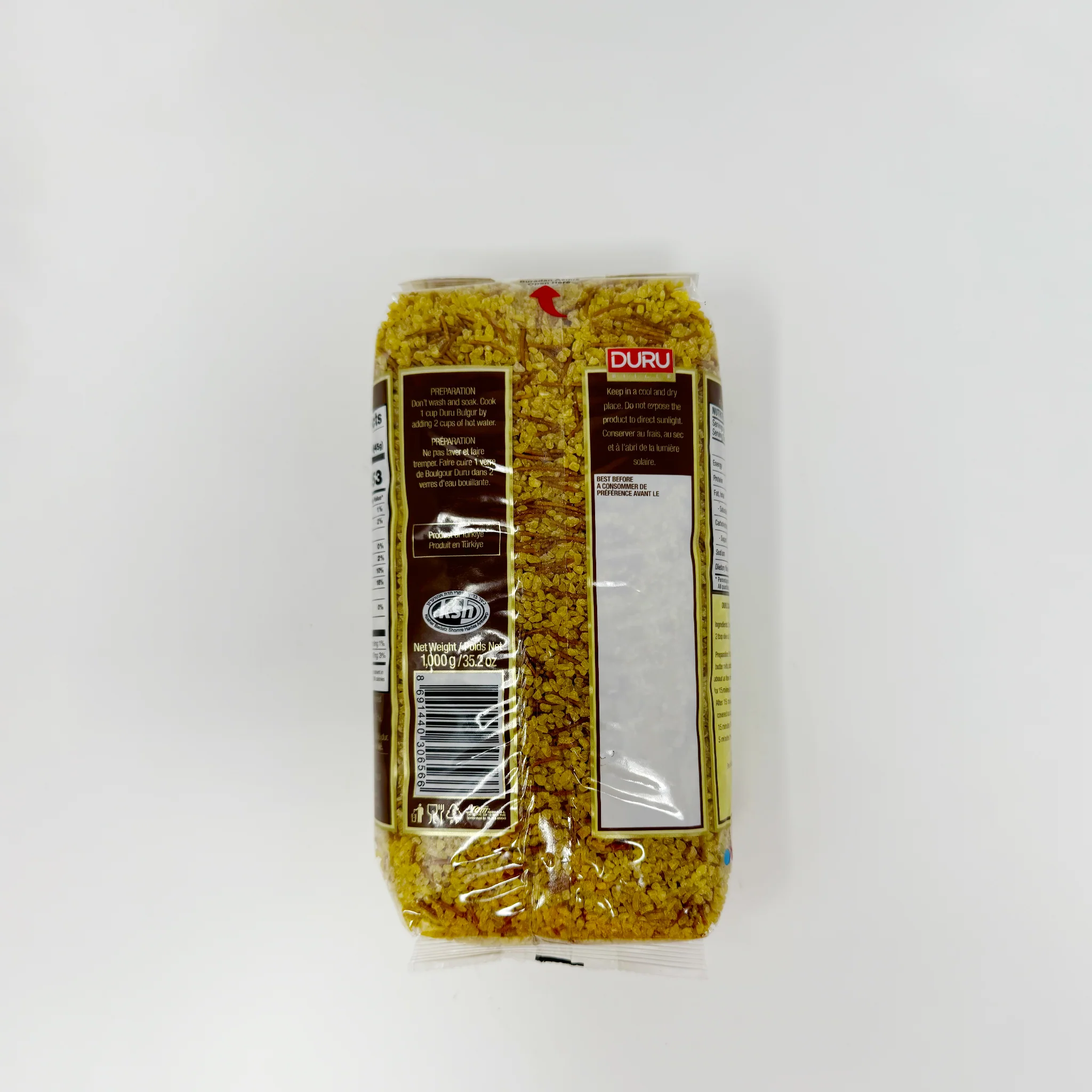 Duru Coarse Bulgur With Vermicelli #3 1kg - Image 2