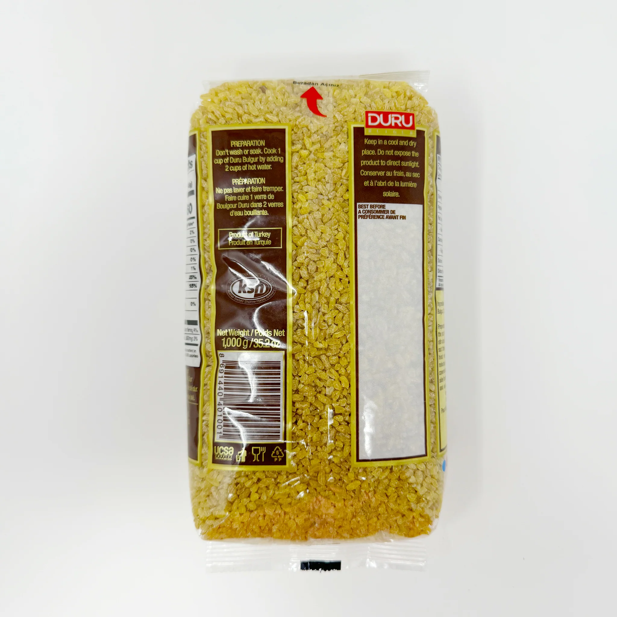 Duru Extra Coarse Bulgur 35.2 Oz - Image 2