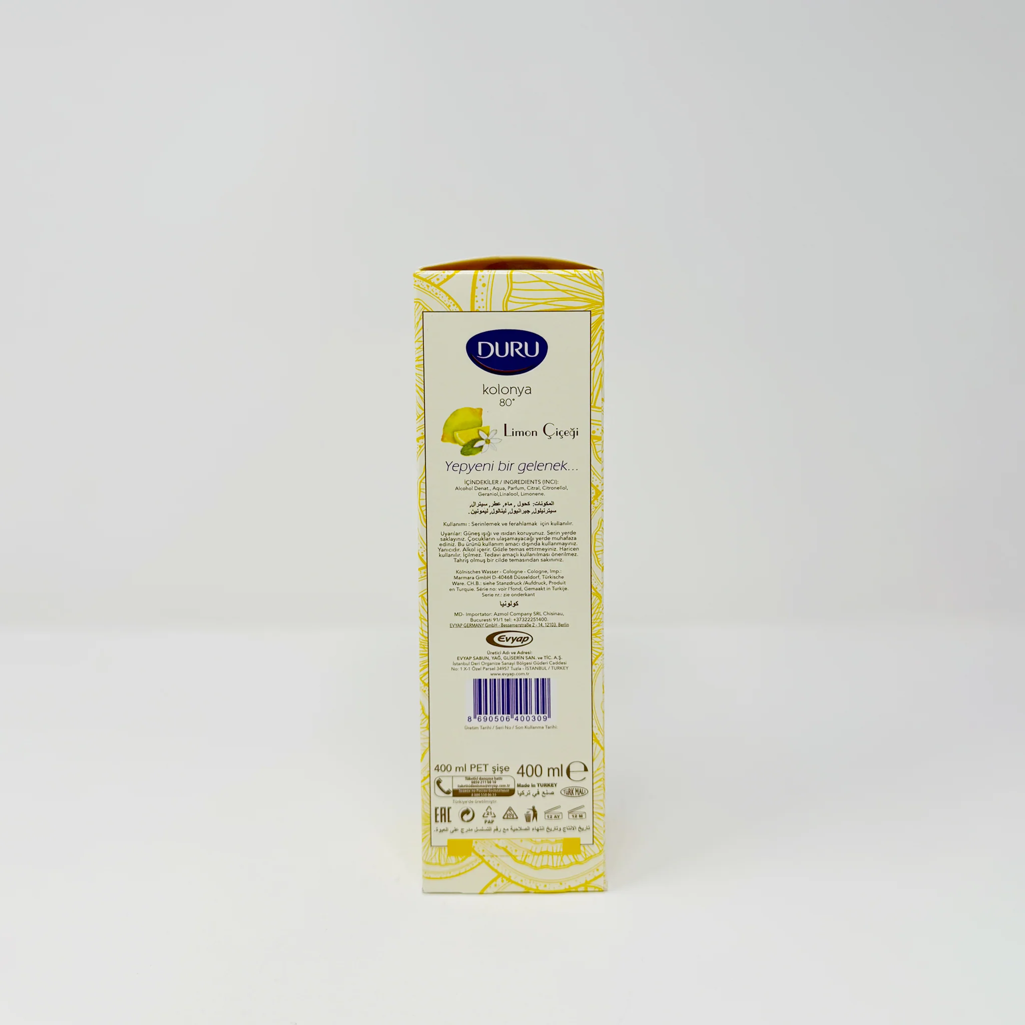Duru Kolonya Limen 400ml - Image 2