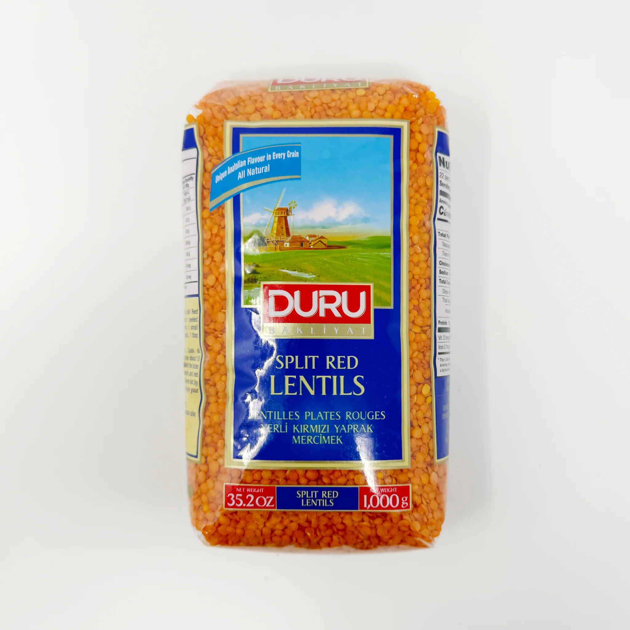 Duru Split Lentils 1Kg