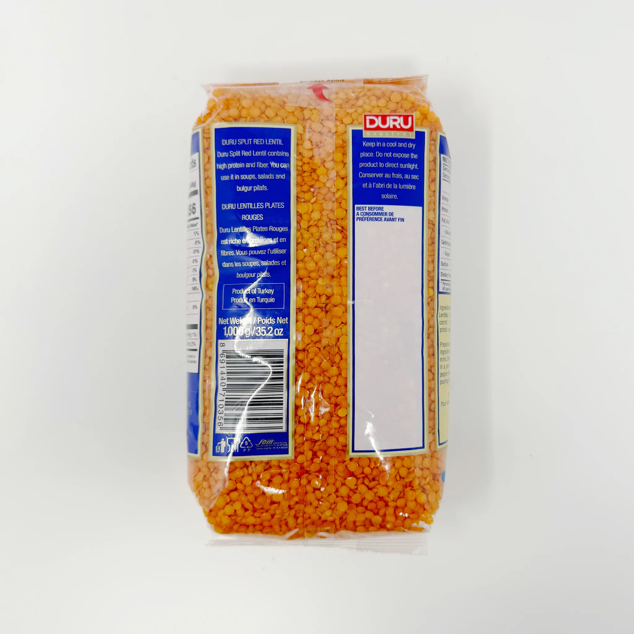 Duru Split Lentils 1Kg - Image 2